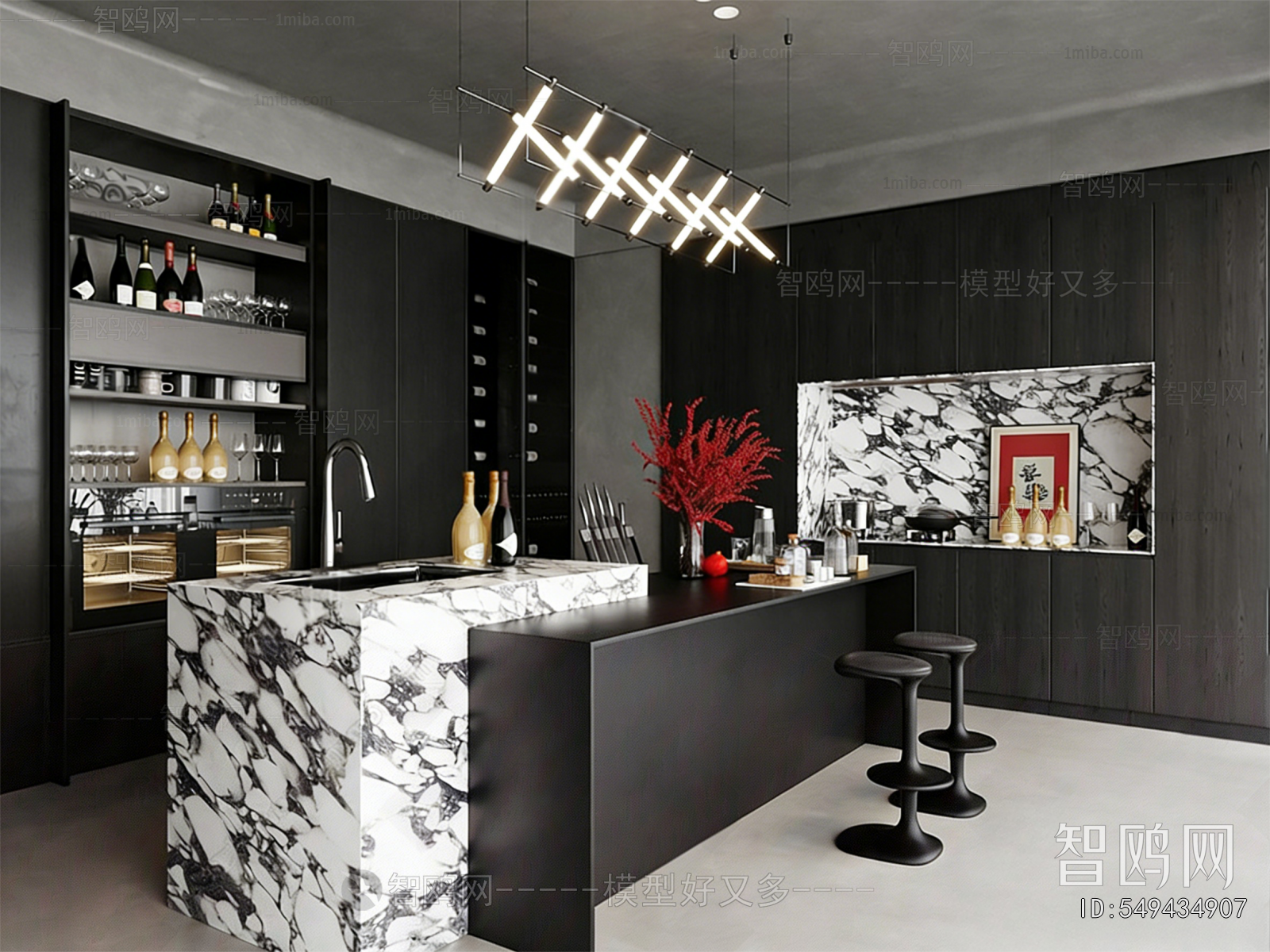 Modern Open Kitchen