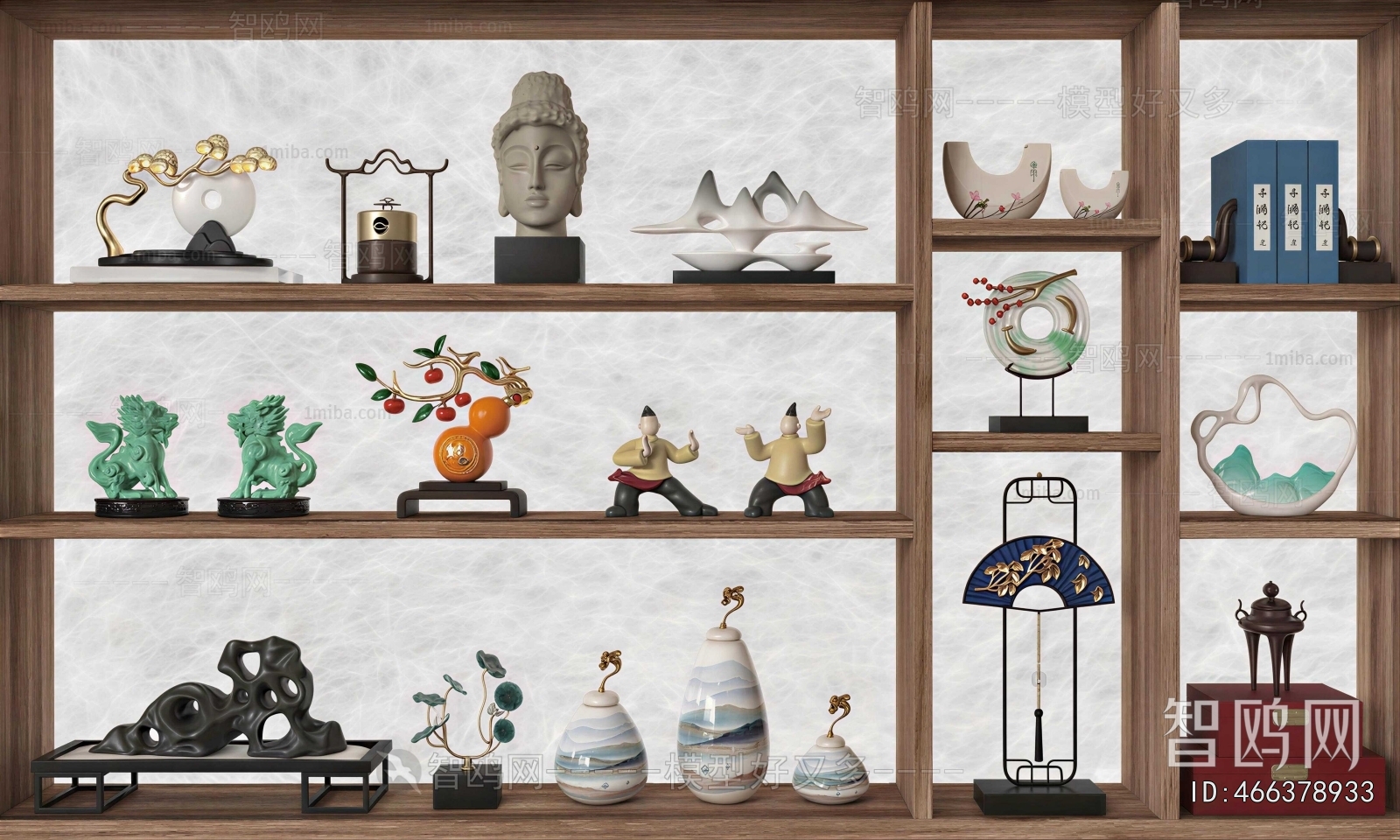 New Chinese Style Decorative Set
