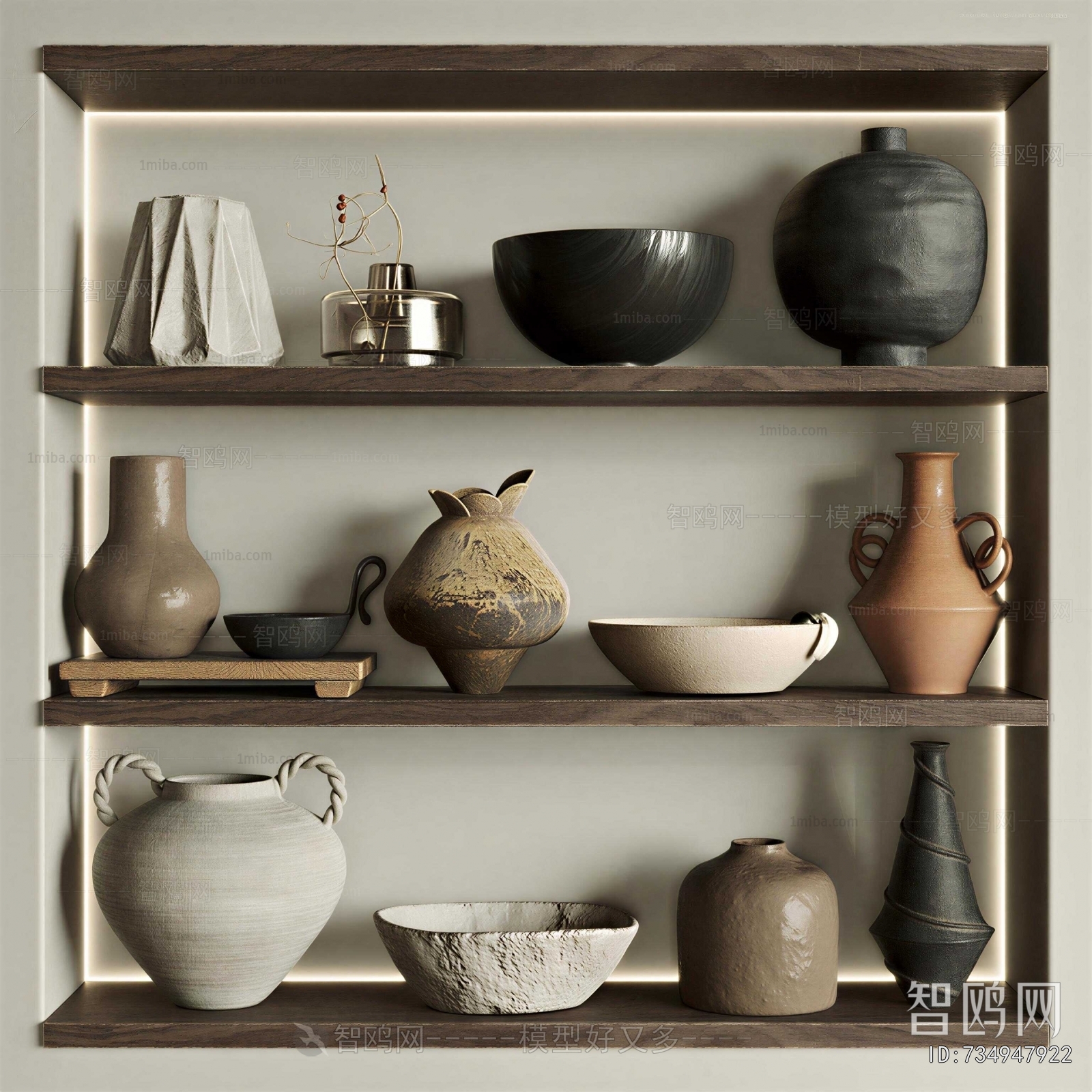 Wabi-sabi Style Decorative Set