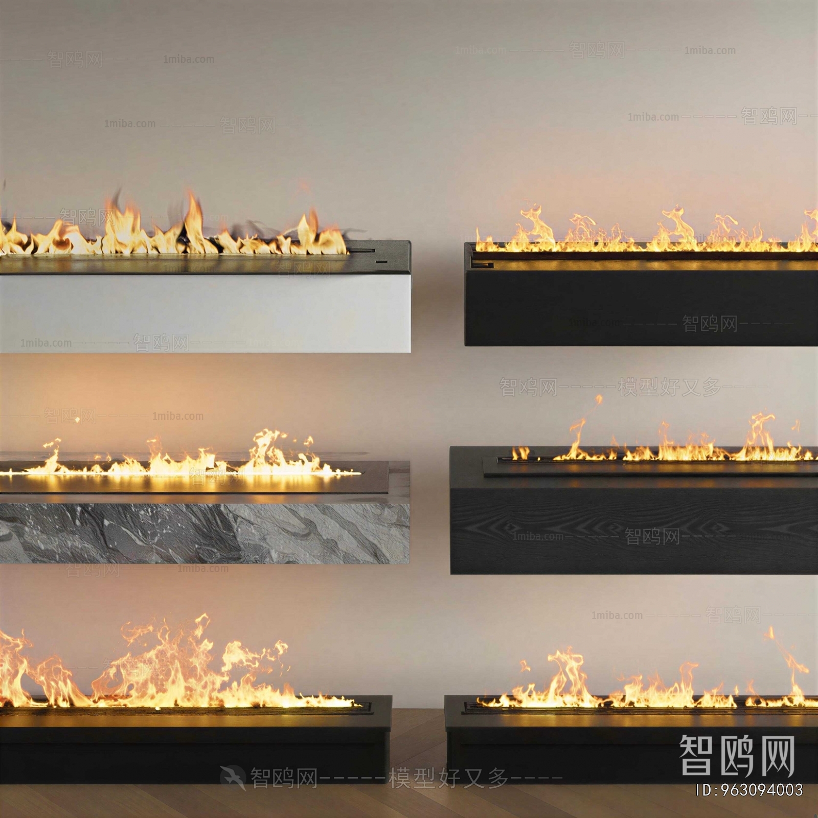 Modern Electronic Fireplace
