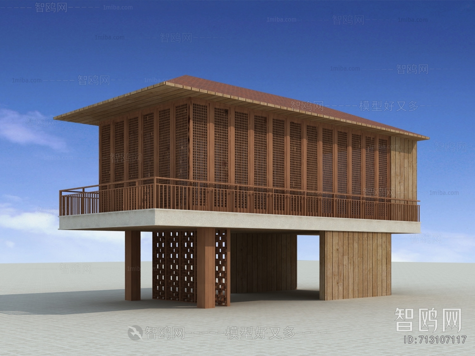 New Chinese Style Building Appearance