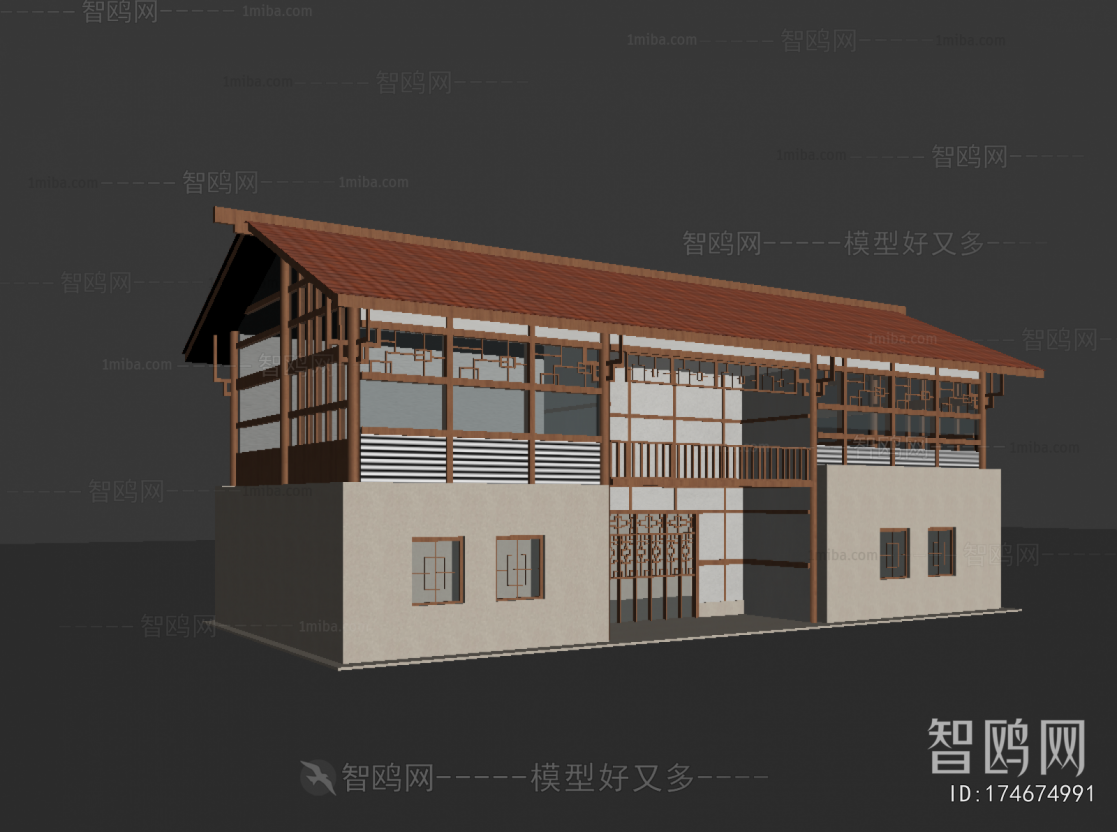 New Chinese Style Building Appearance