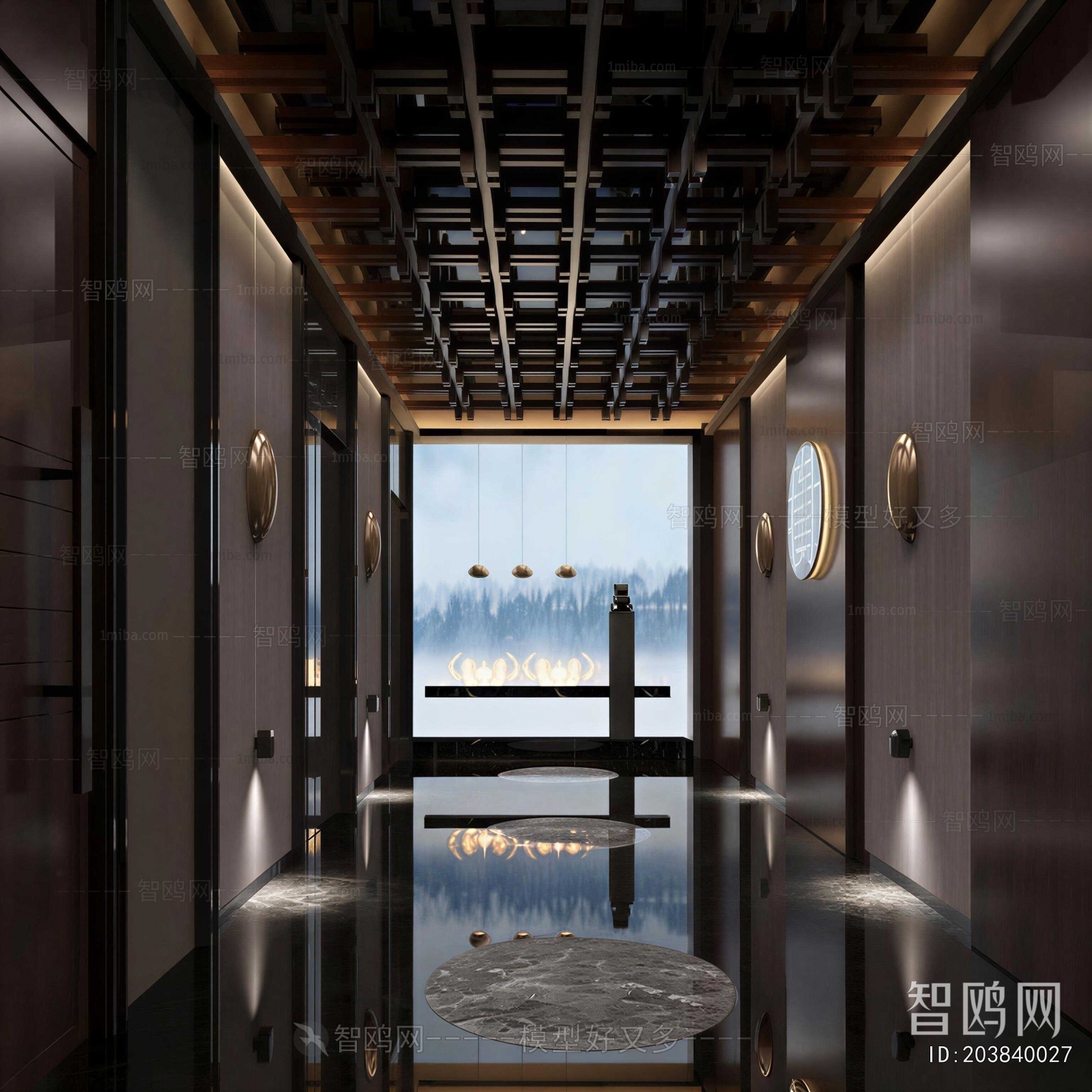 New Chinese Style Corridor