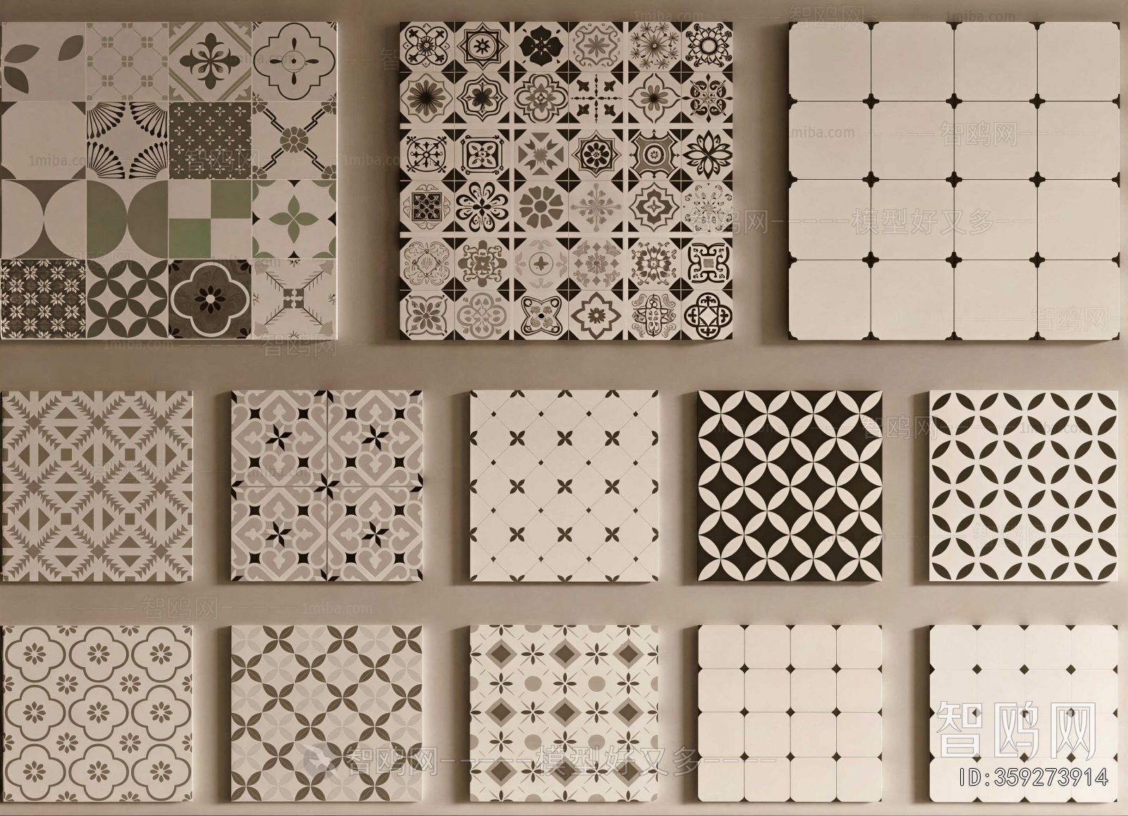 French Style Wall/floor/ceiling