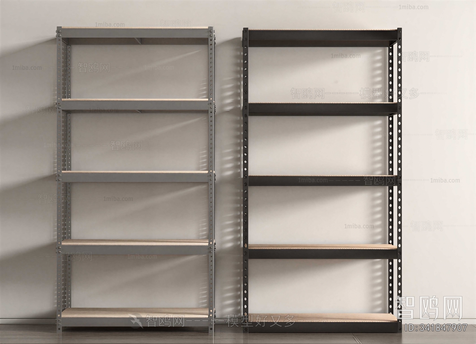 Modern Supermarket Shelf