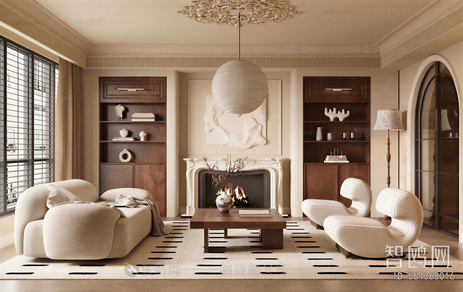 French Style A Living Room