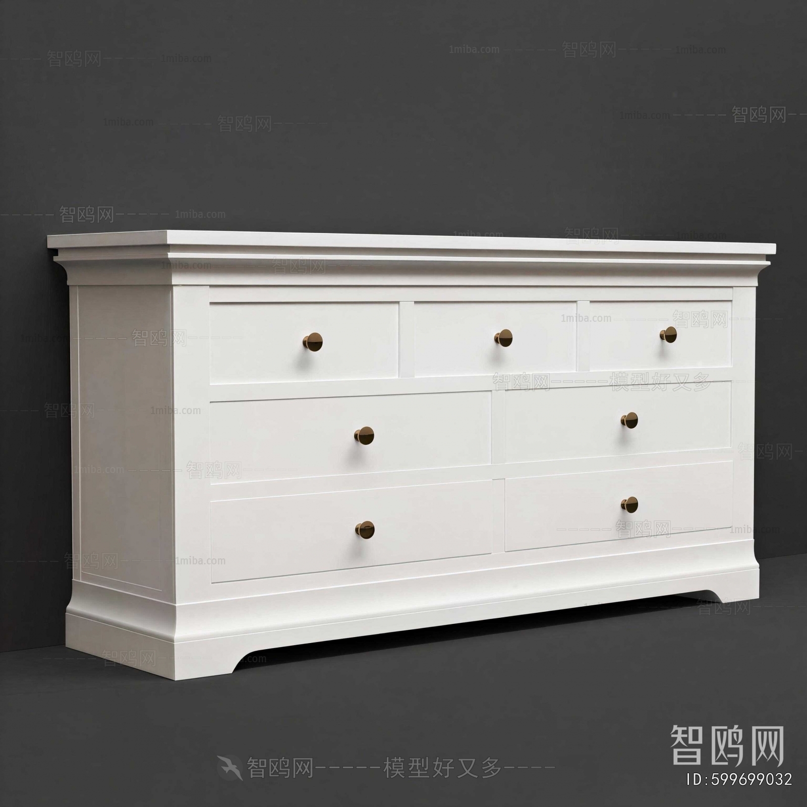 European Style Side Cabinet