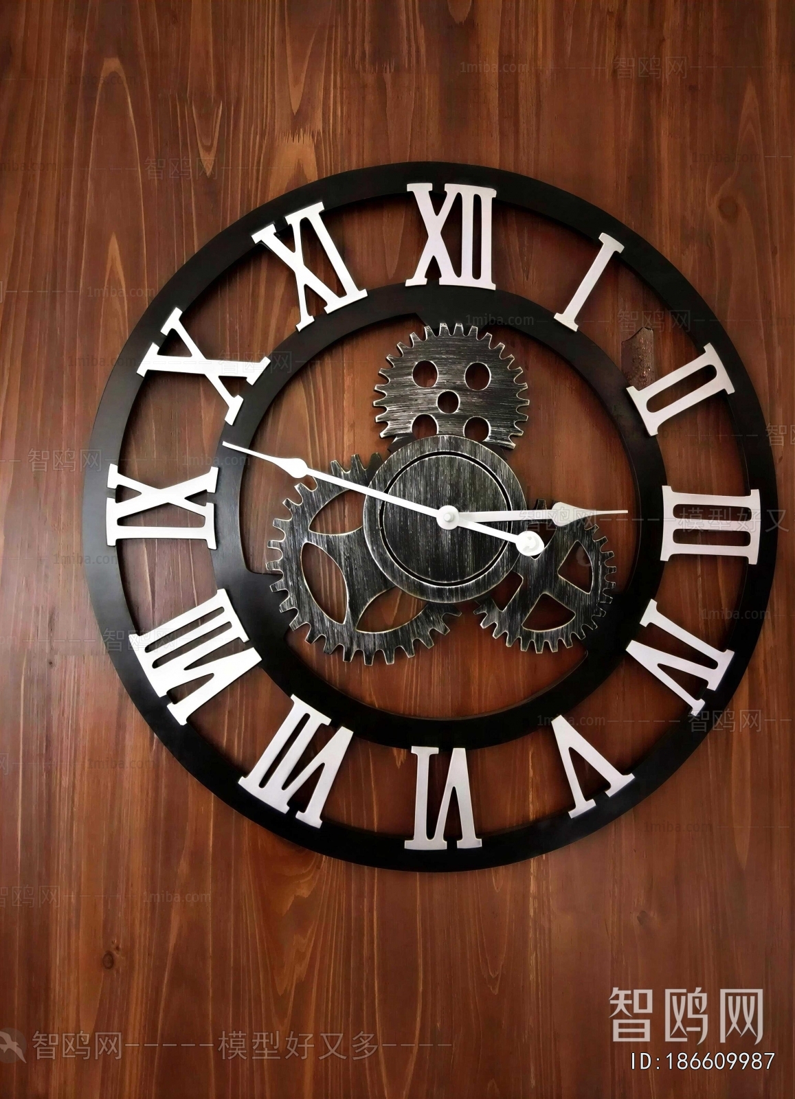 Industrial Style Wall Clock