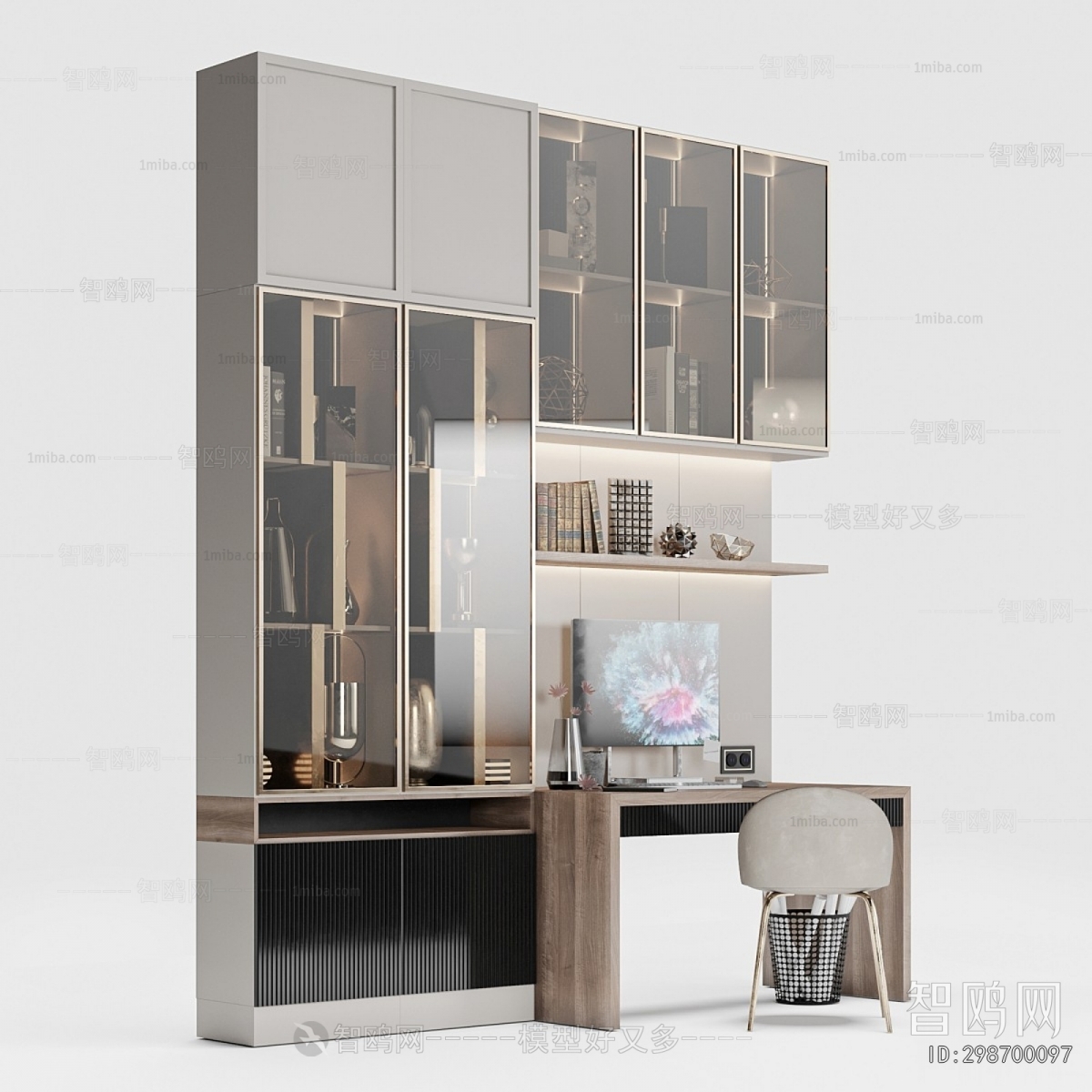 Nordic Style Computer Desk And Chair