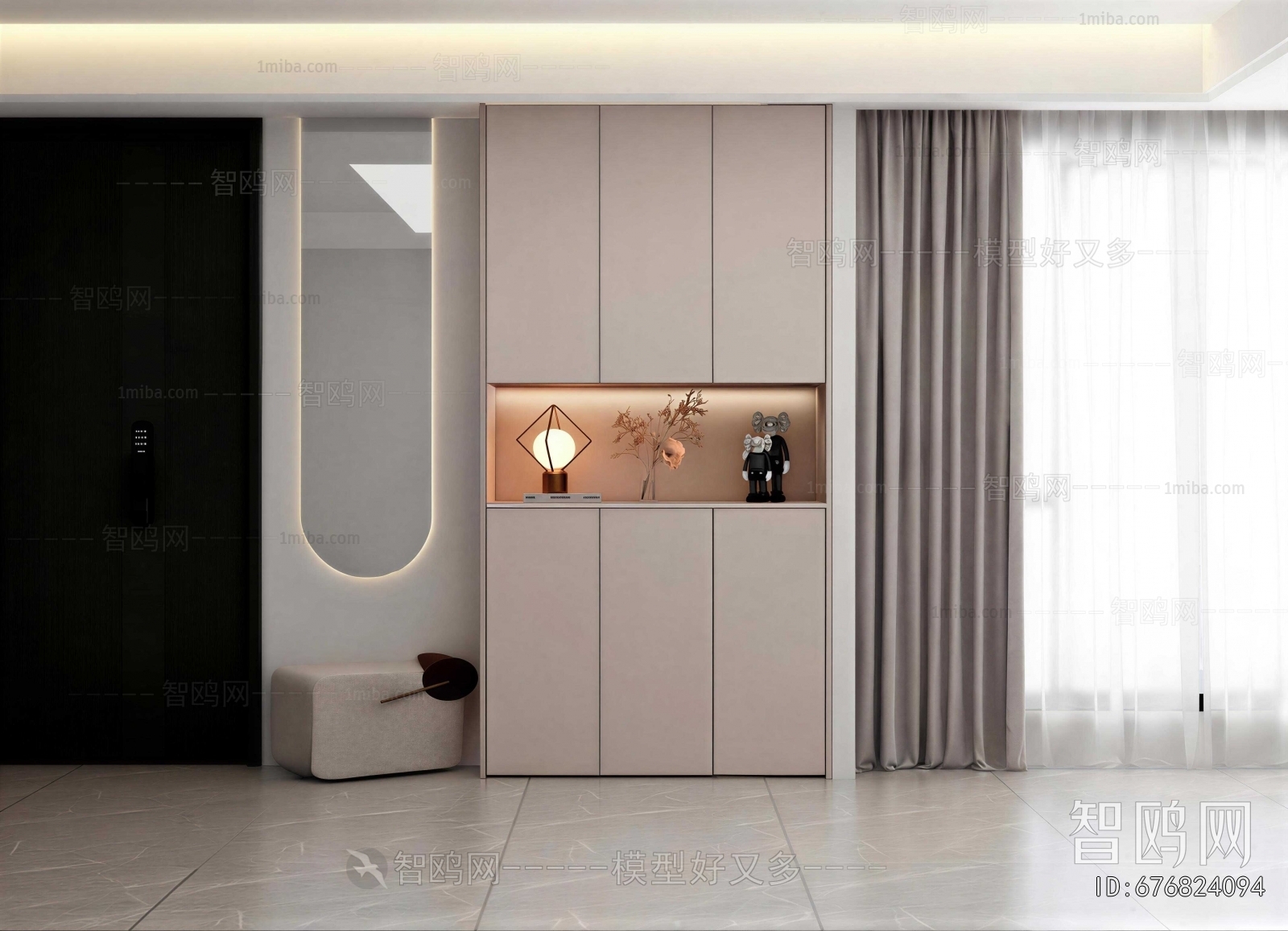 Modern Shoe Cabinet