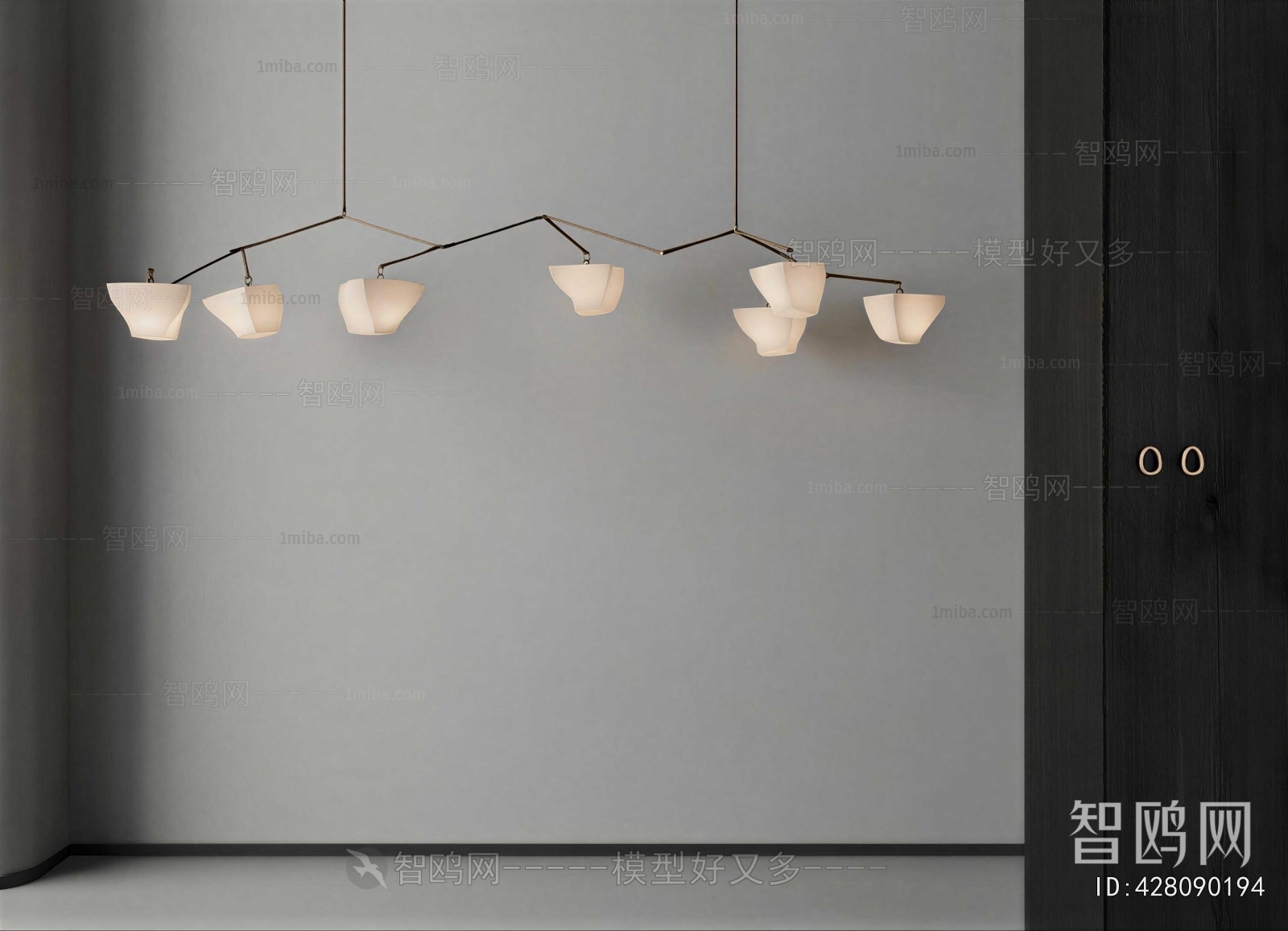 Modern Long Chandelier