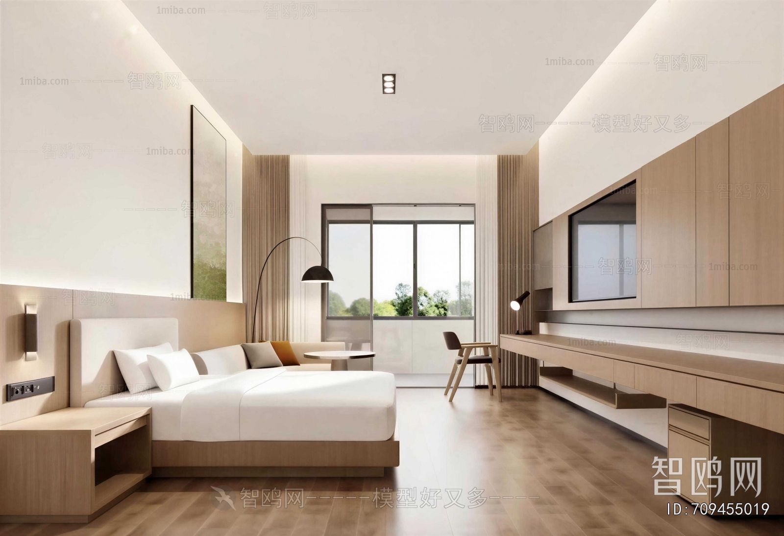 Modern Guest Room
