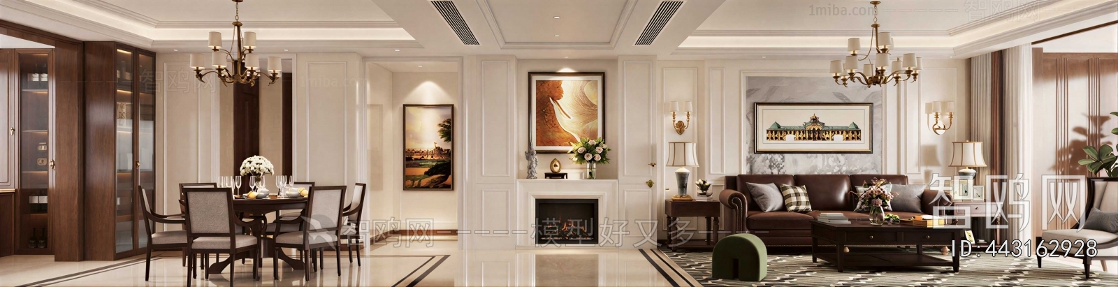American Style A Living Room