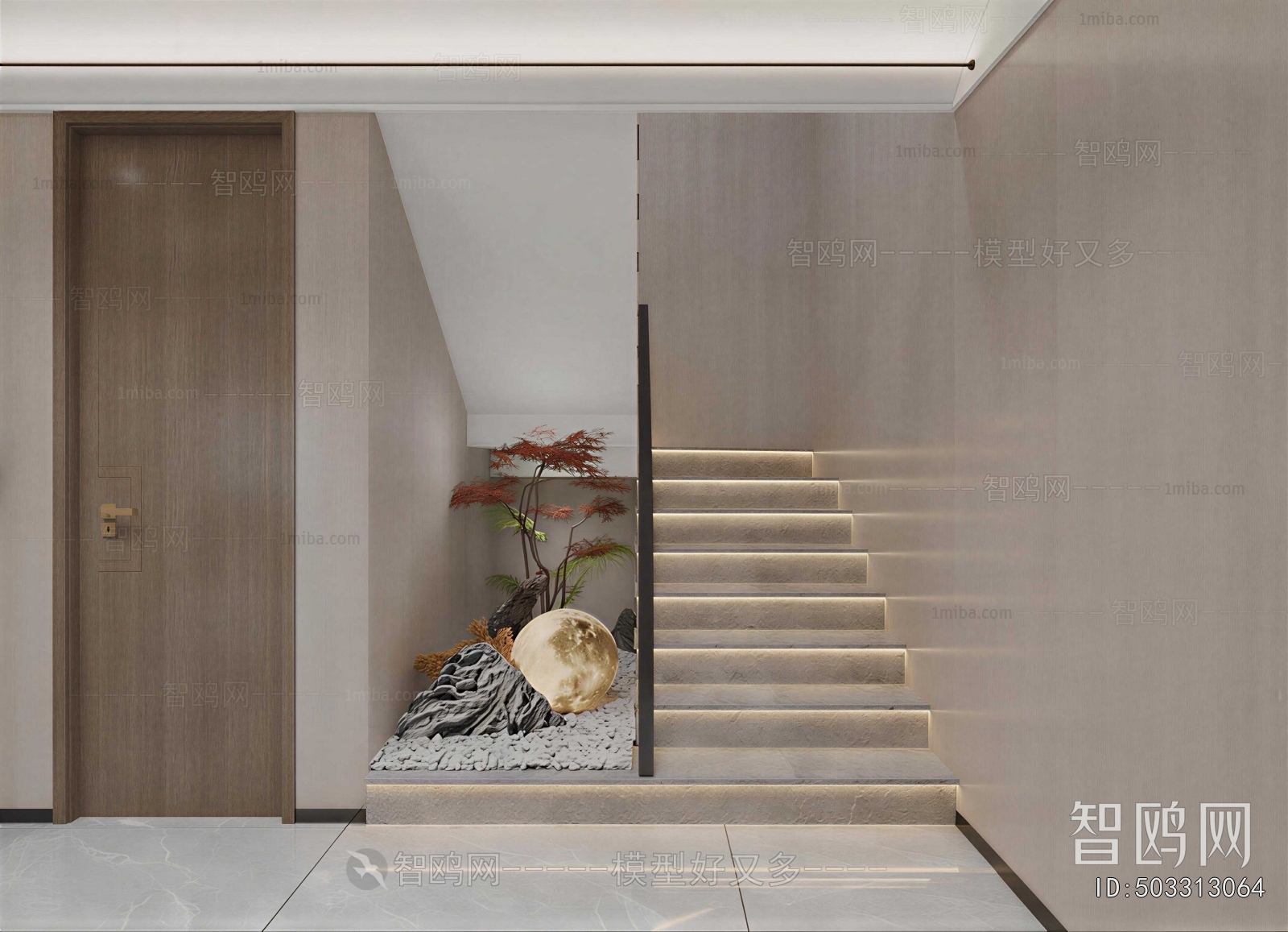 New Chinese Style Stairwell