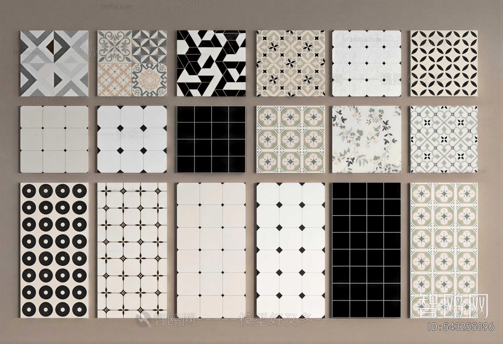 French Style Wall/floor/ceiling