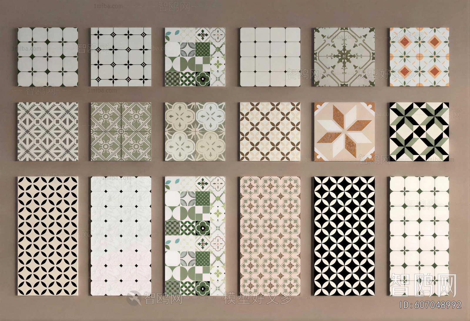 French Style Wall/floor/ceiling