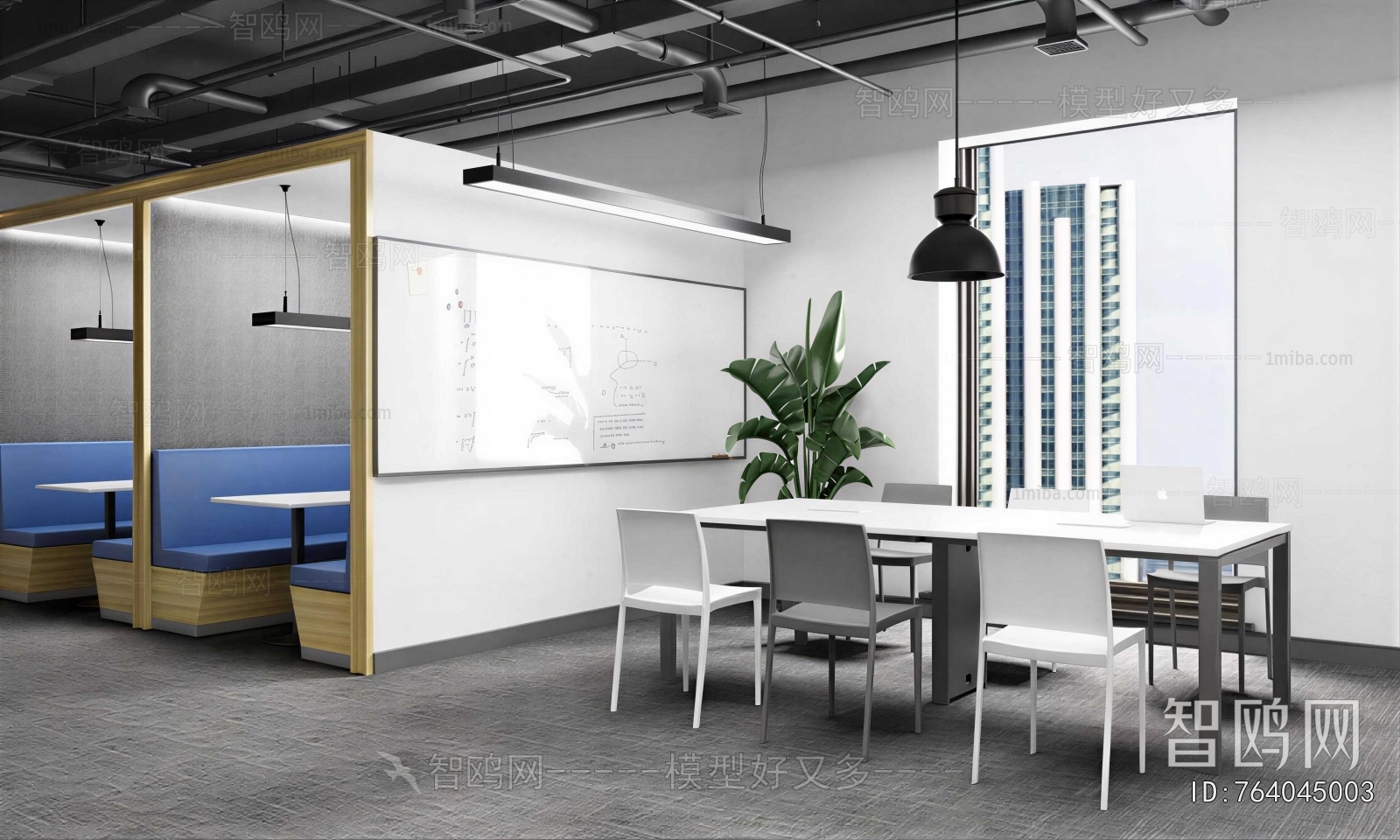 Industrial Style Meeting Room
