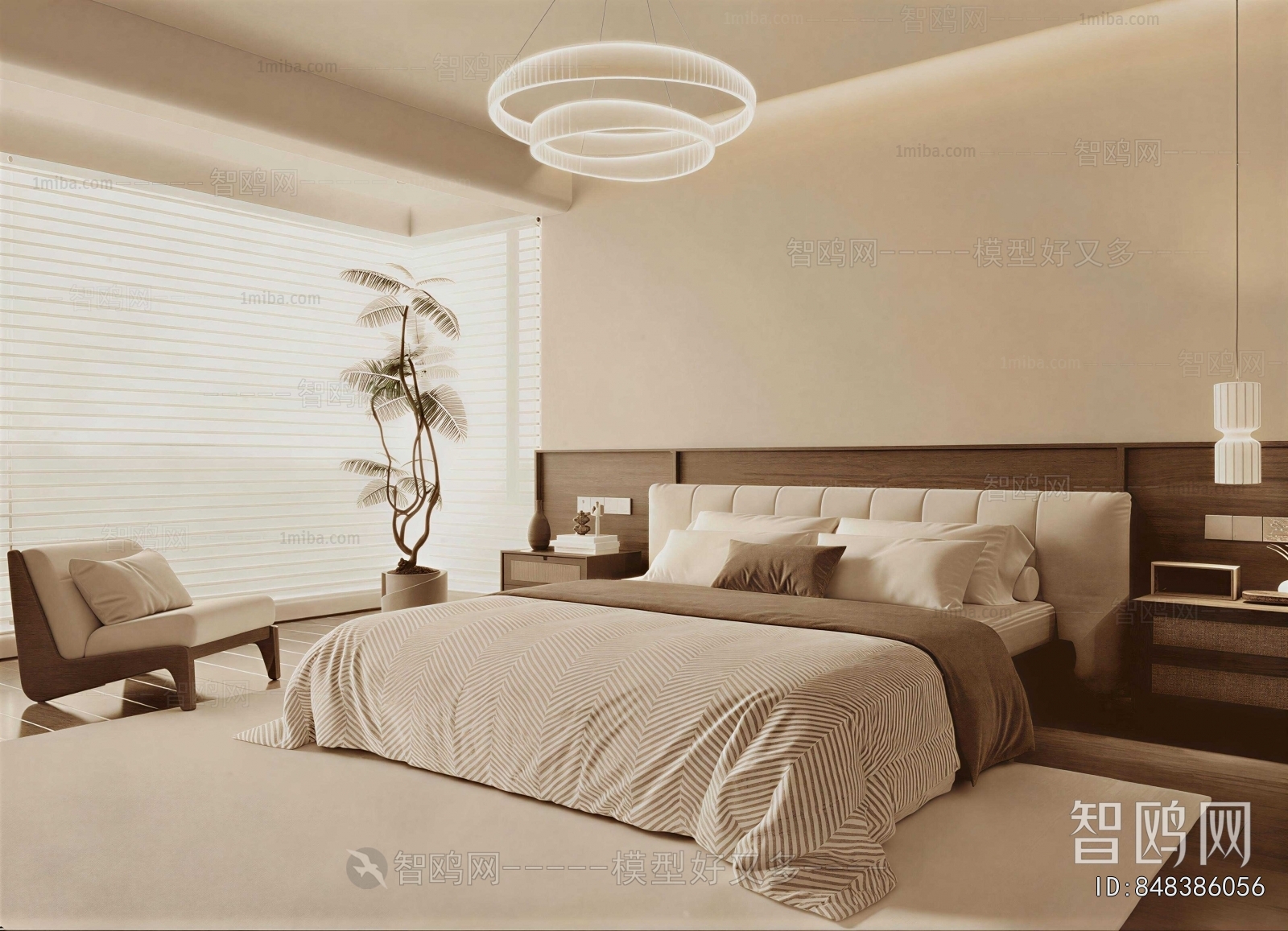 Wabi-sabi Style Bedroom