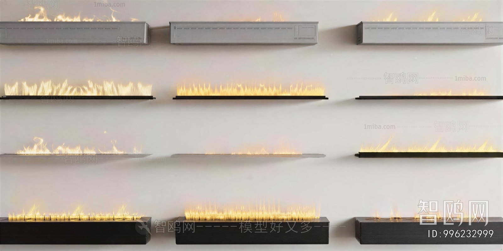 Modern Electronic Fireplace