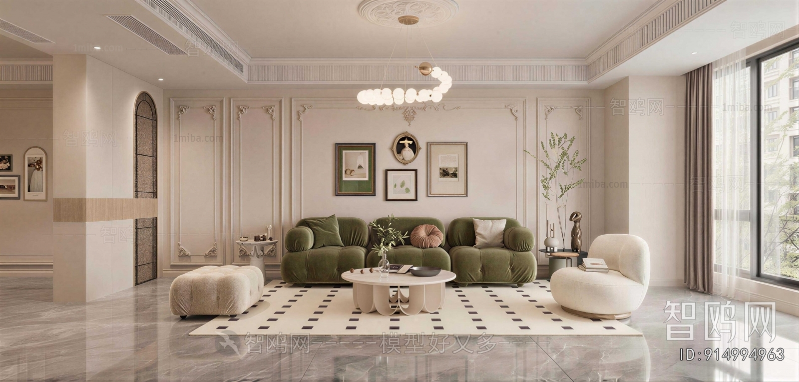 French Style A Living Room