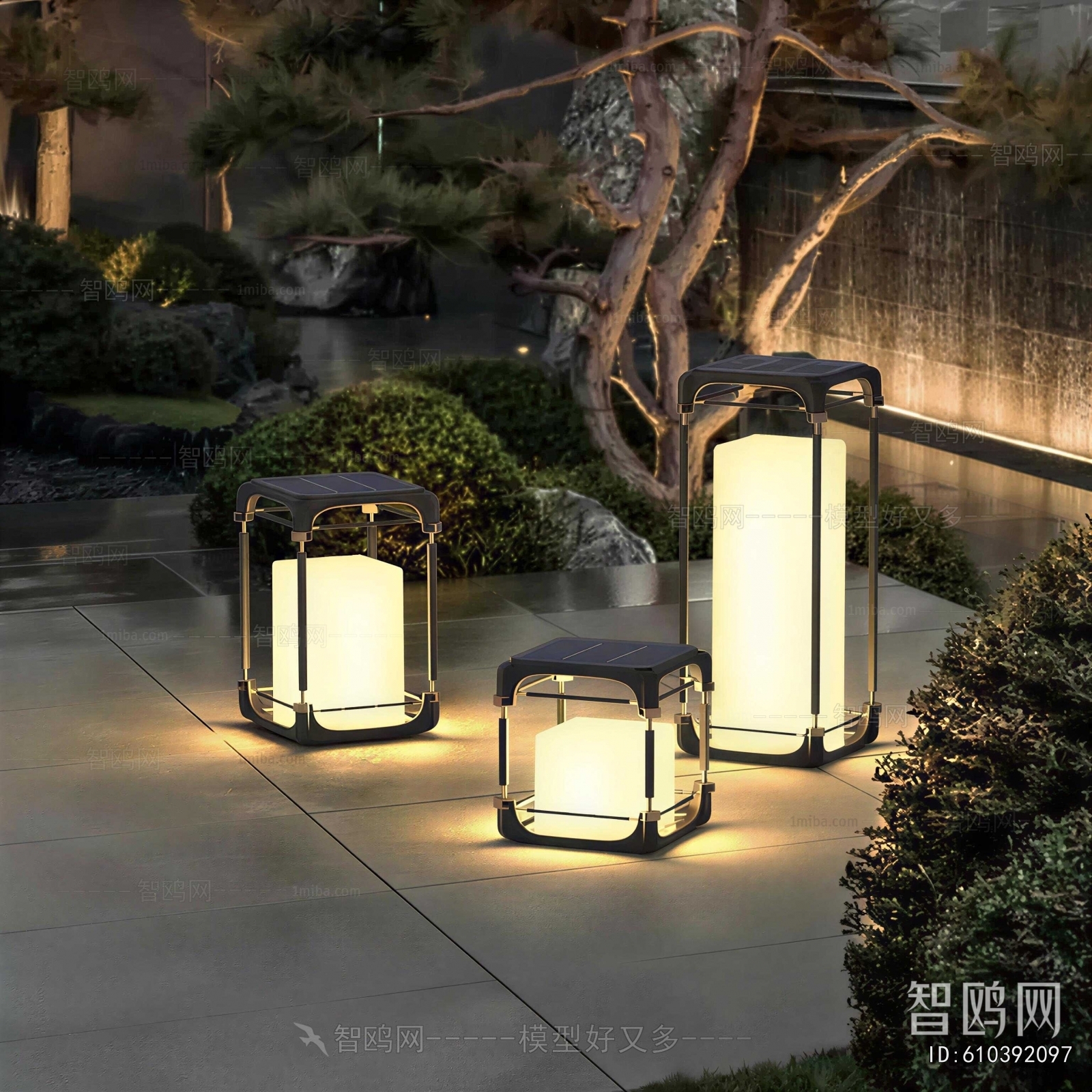 New Chinese Style Outdoor Light