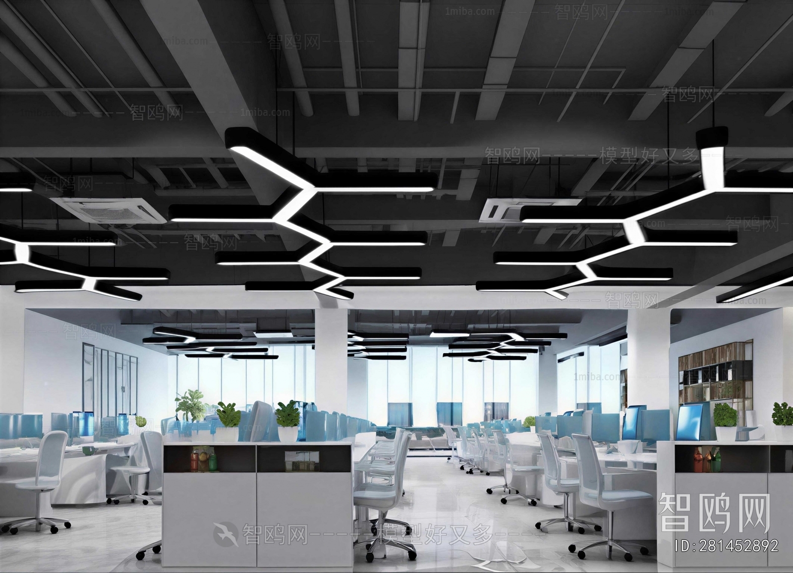 Industrial Style Staff Area