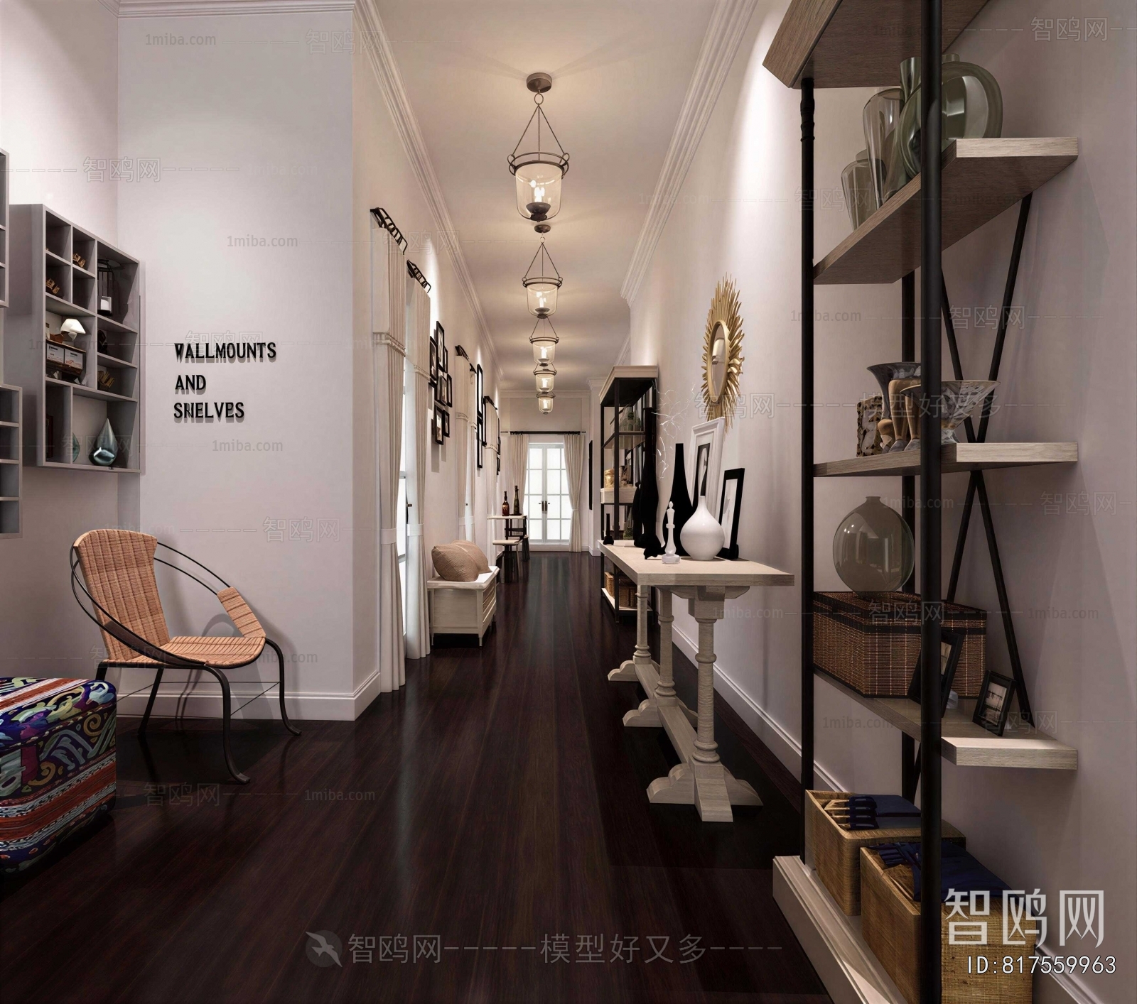 American Style Hallway