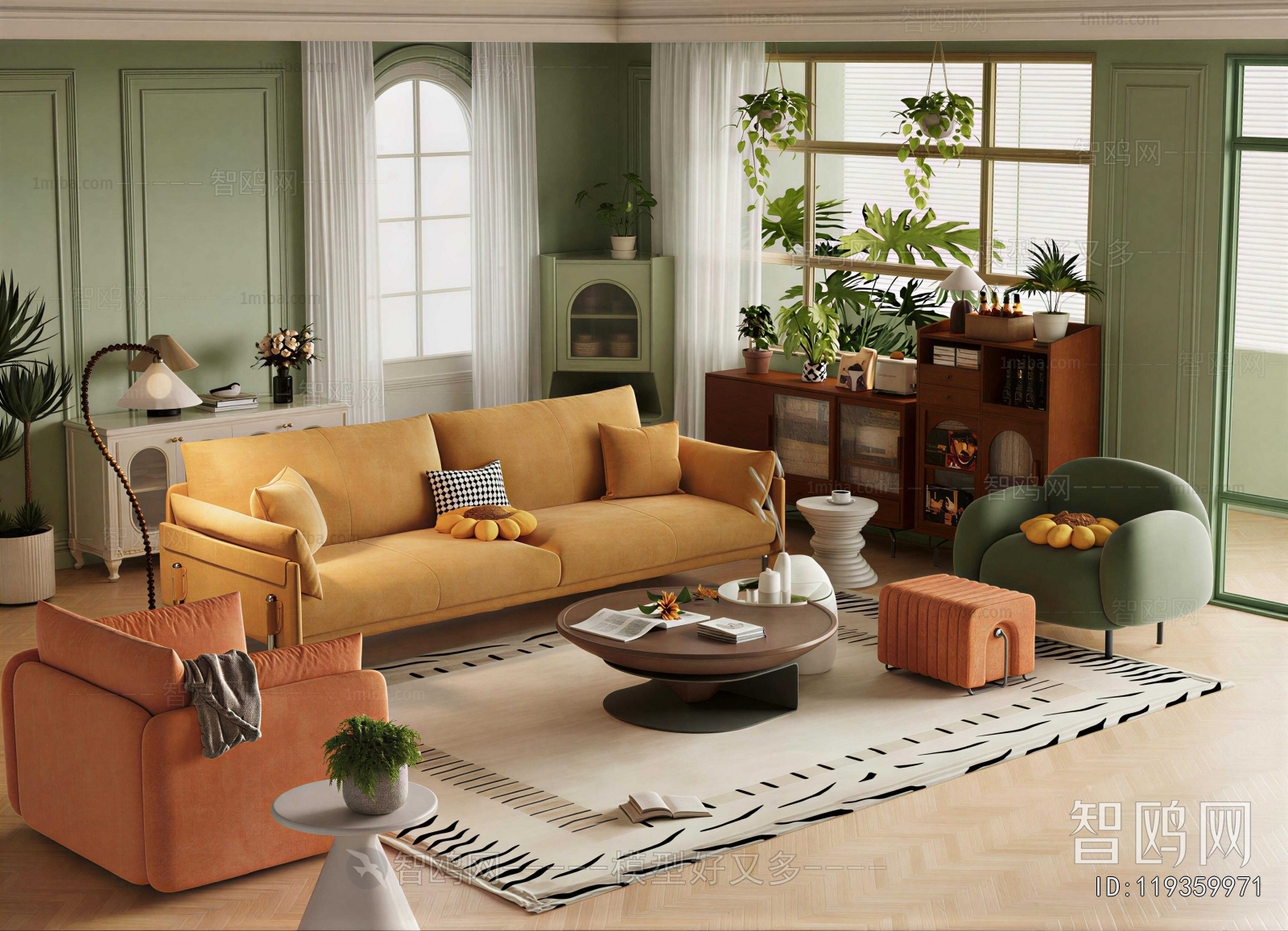 Nordic Style Sofa Combination