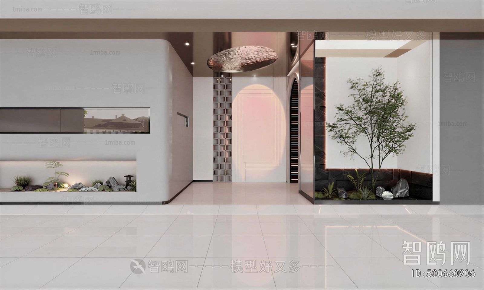 Modern Office Reception Desk