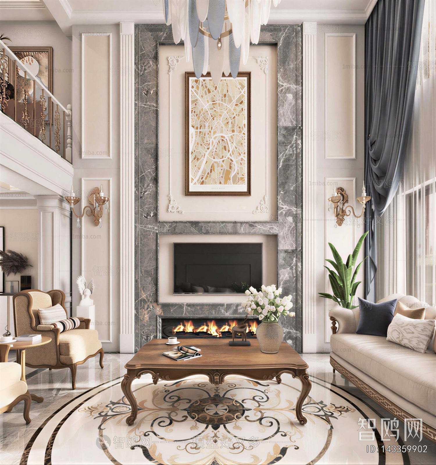 European Style A Living Room