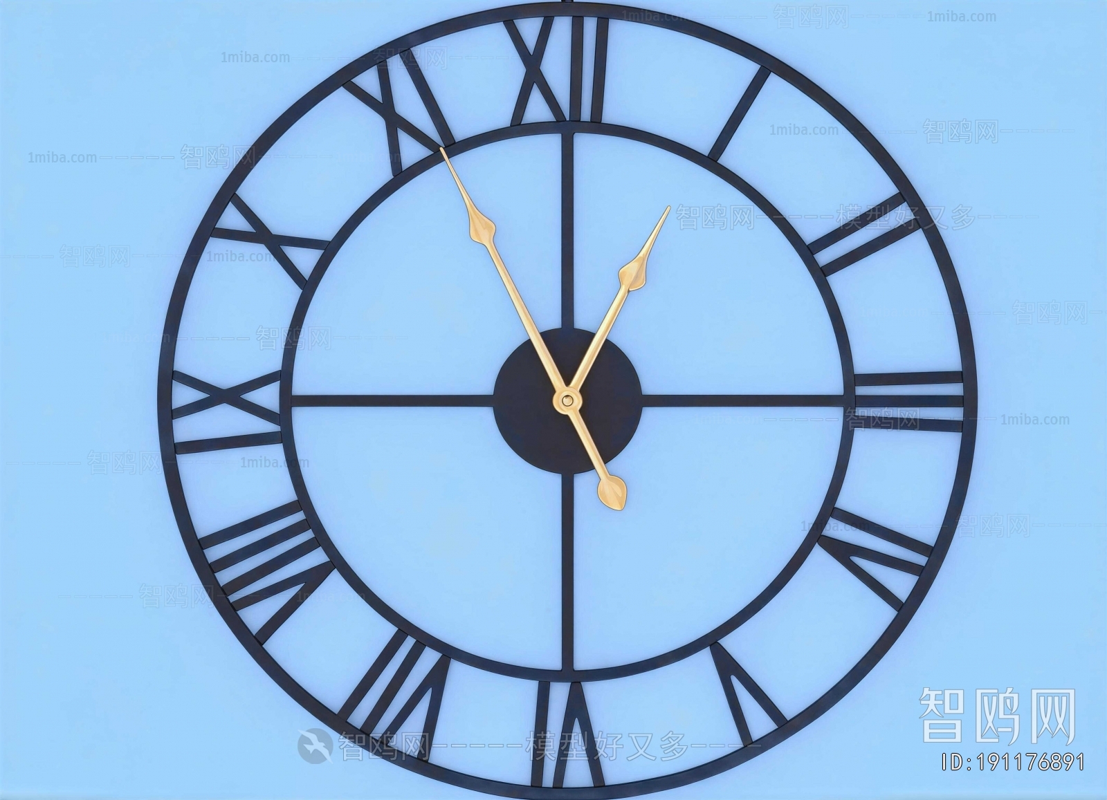 Industrial Style Wall Clock