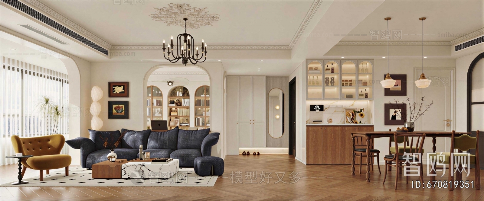 French Style A Living Room
