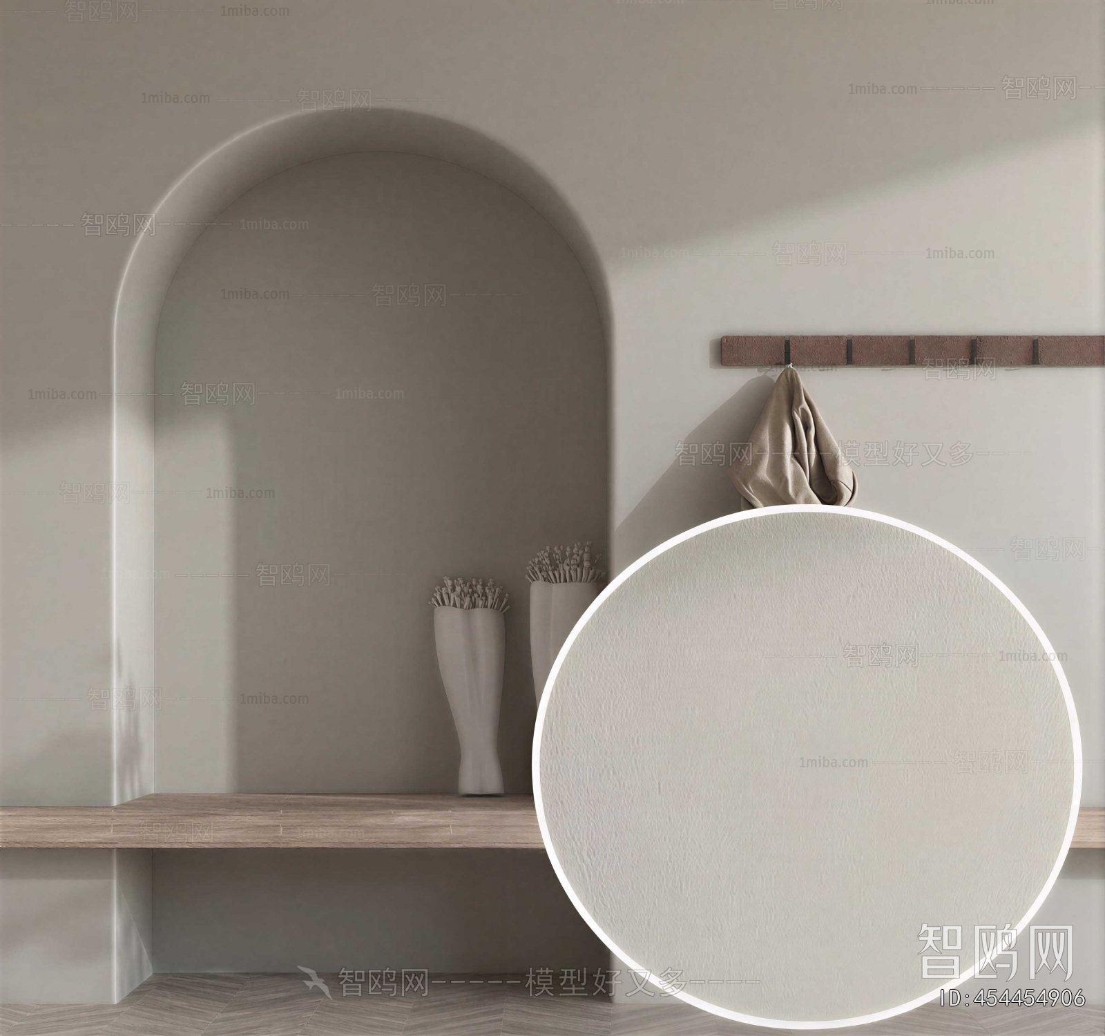 Wabi-sabi Style Wall Facing
