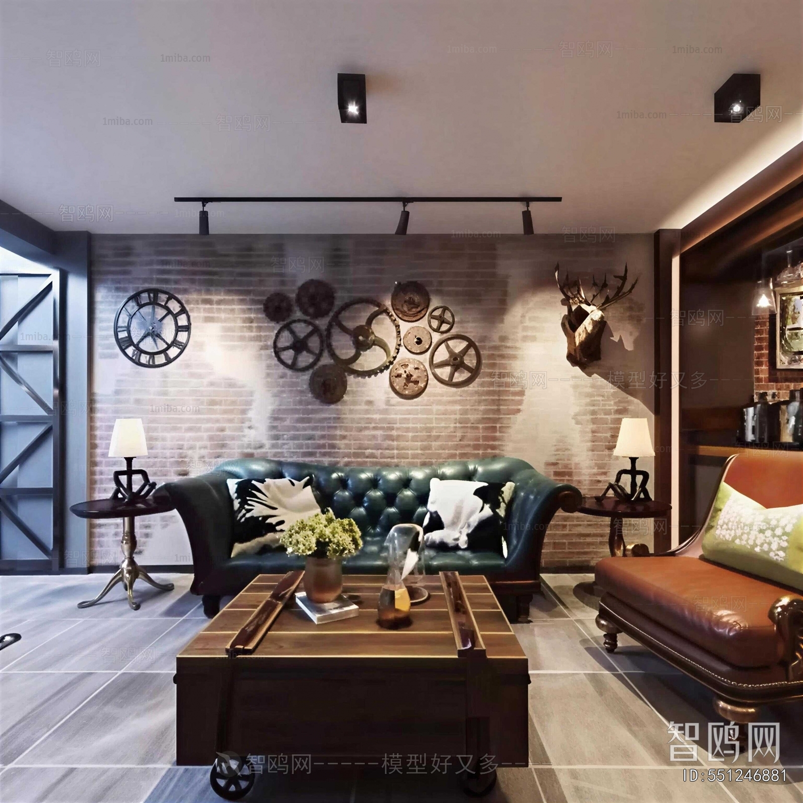 Industrial Style A Living Room