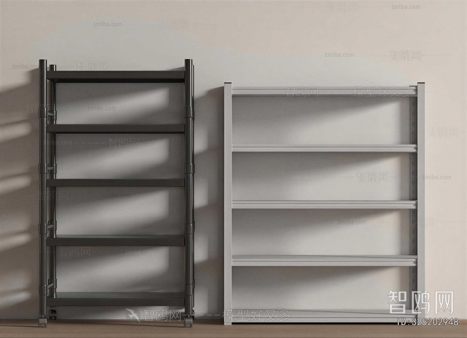 Modern Supermarket Shelf