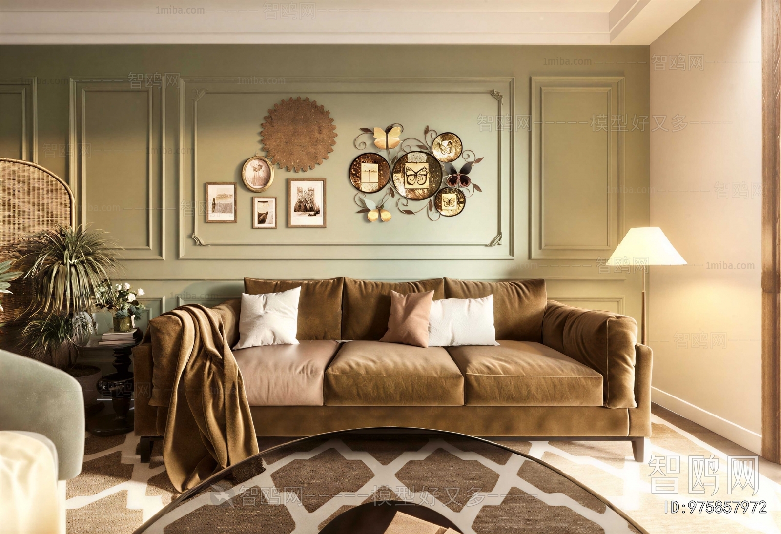 American Style A Living Room