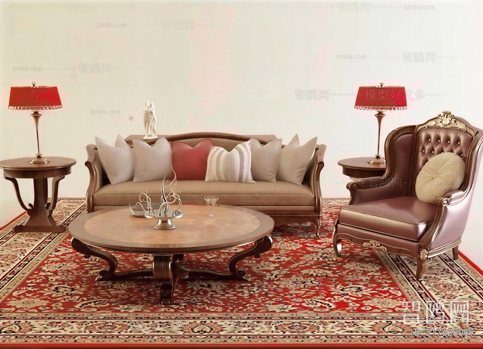 European Style Sofa Combination