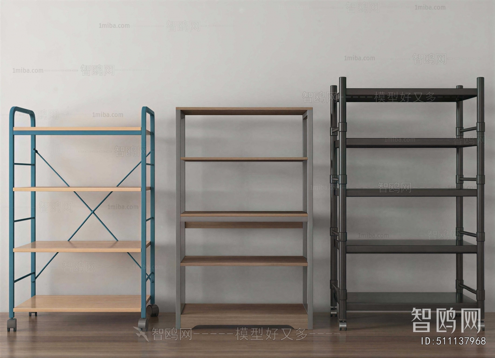 Industrial Style Supermarket Shelf