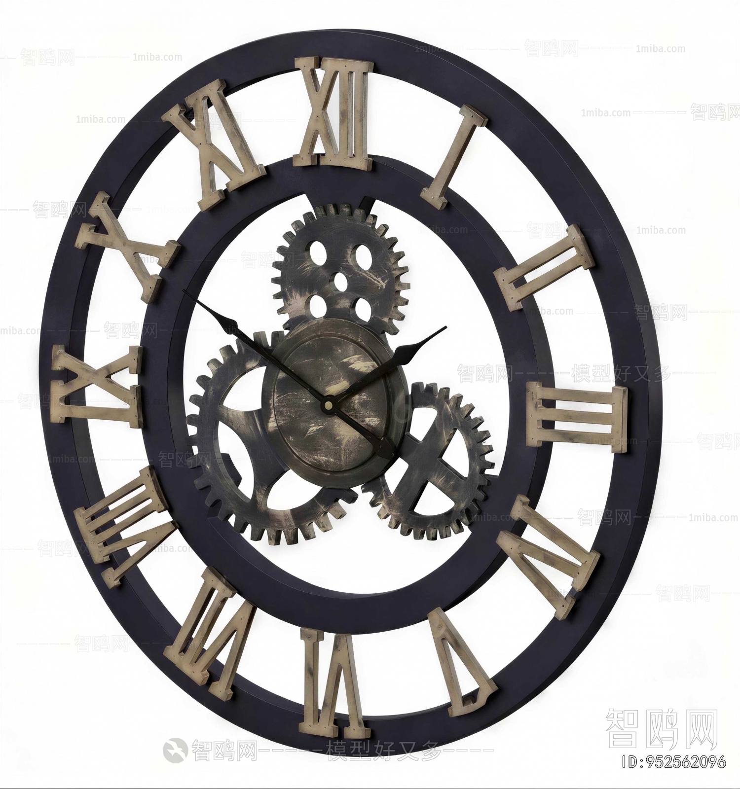 Industrial Style Wall Clock