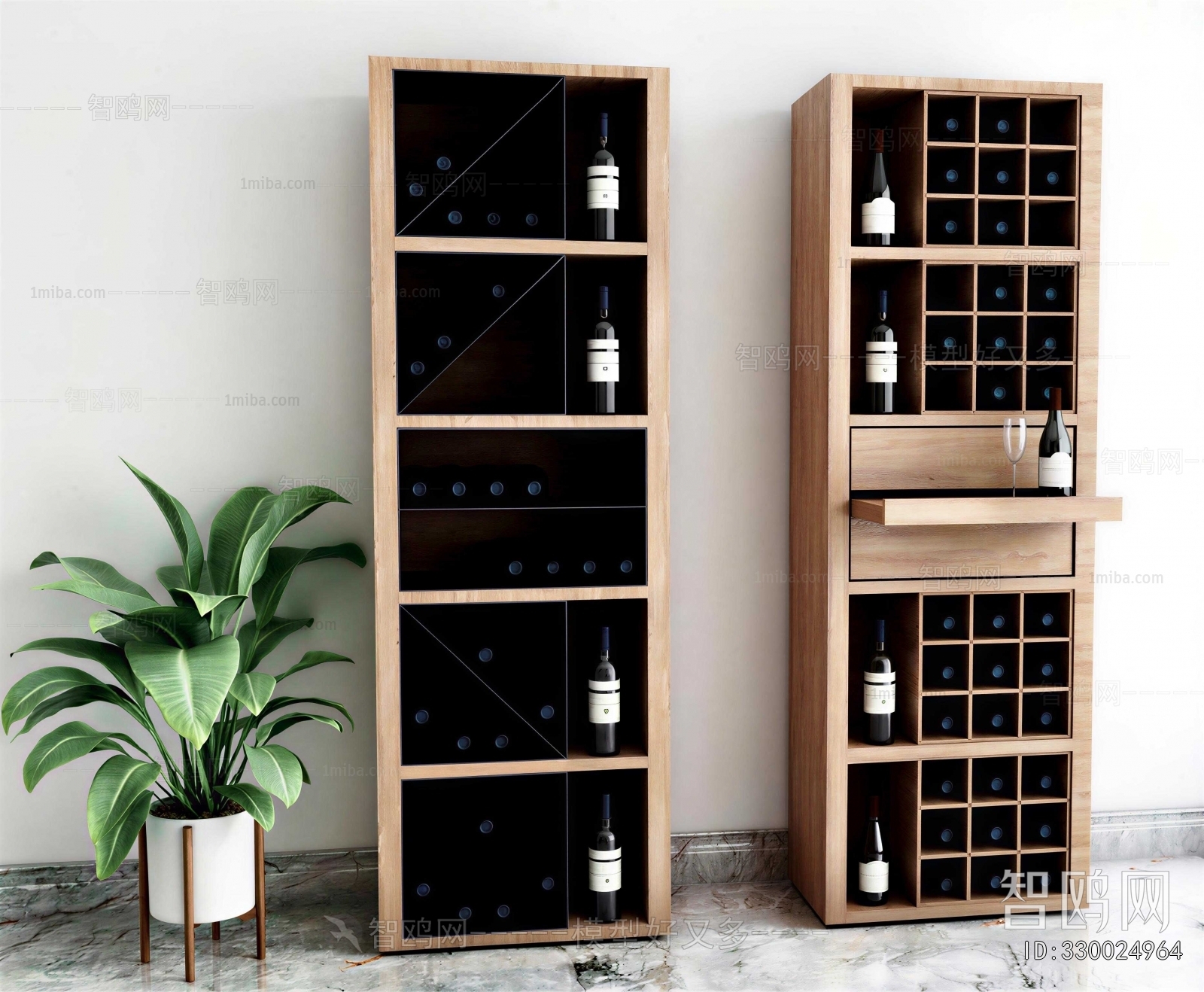 Nordic Style Wine Cabinet