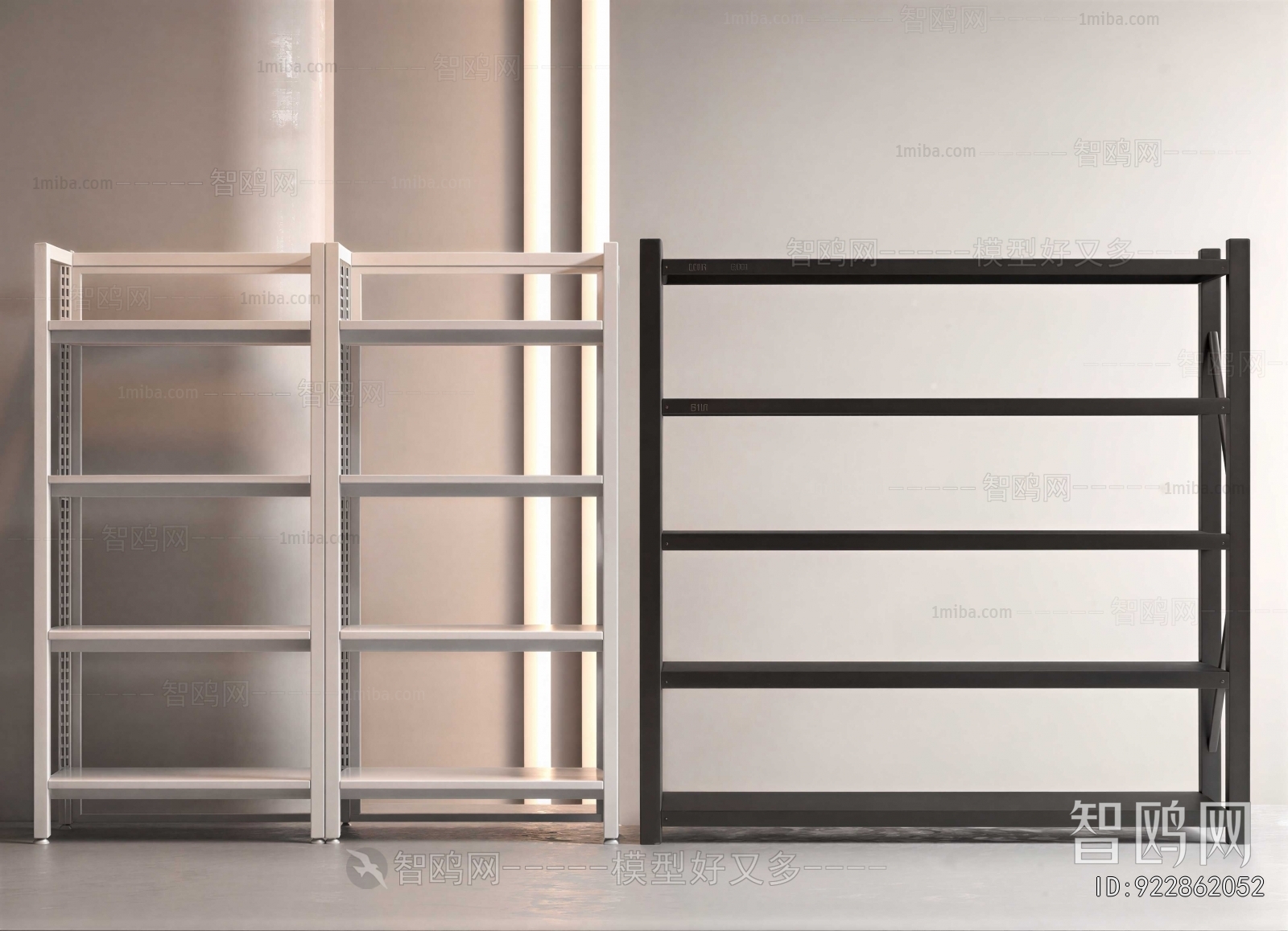 Modern Supermarket Shelf