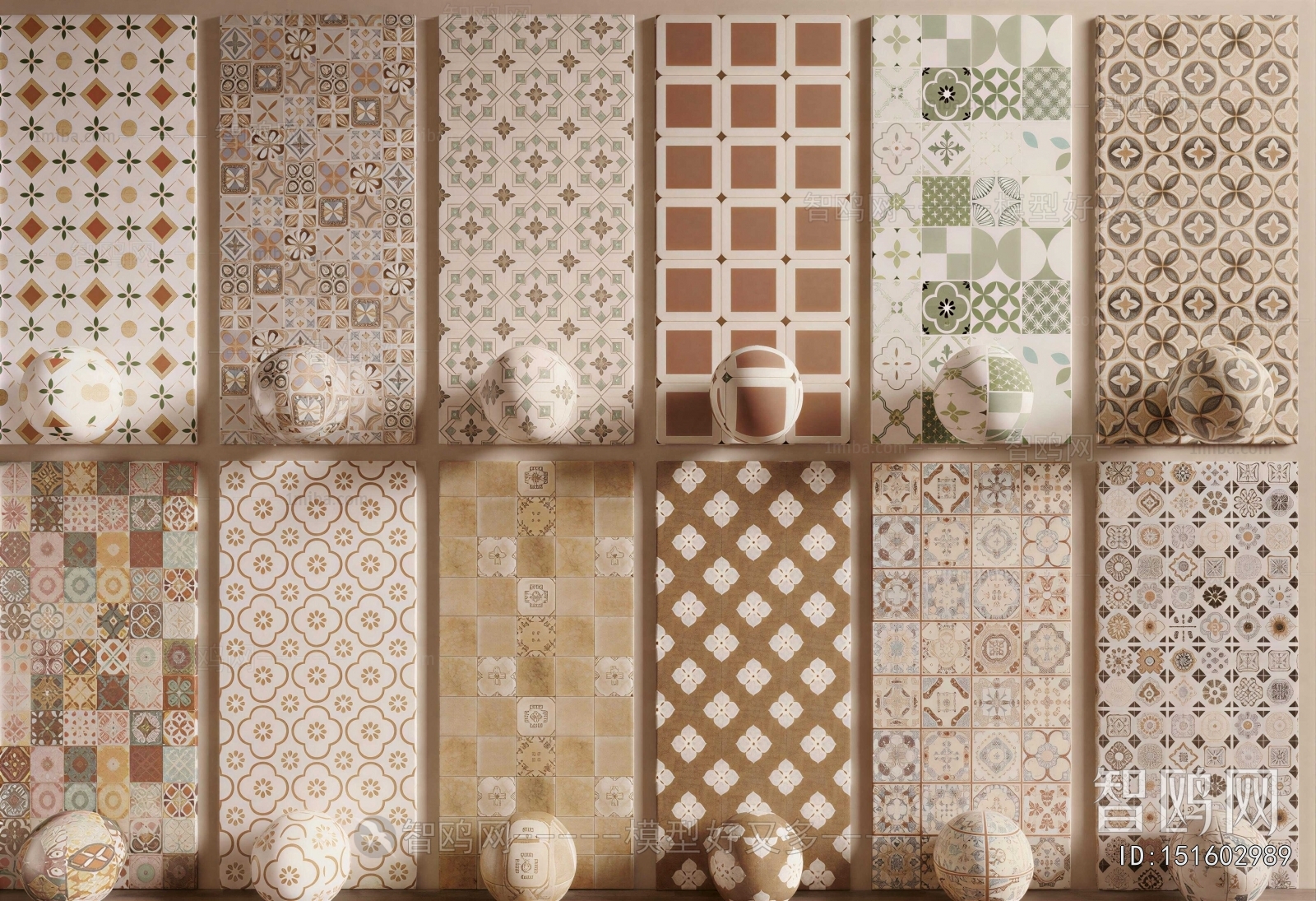 French Style Wall/floor/ceiling