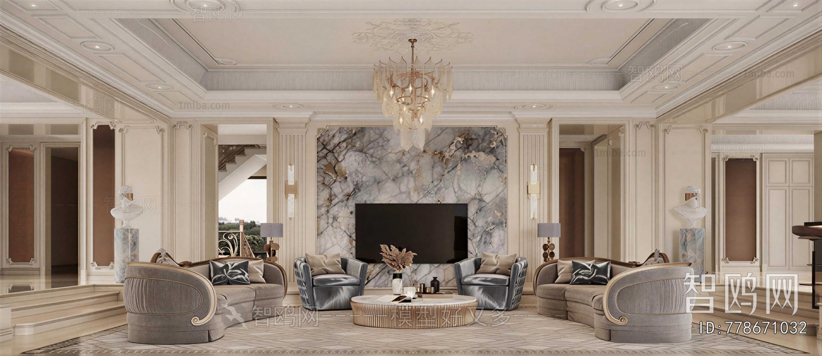 European Style A Living Room
