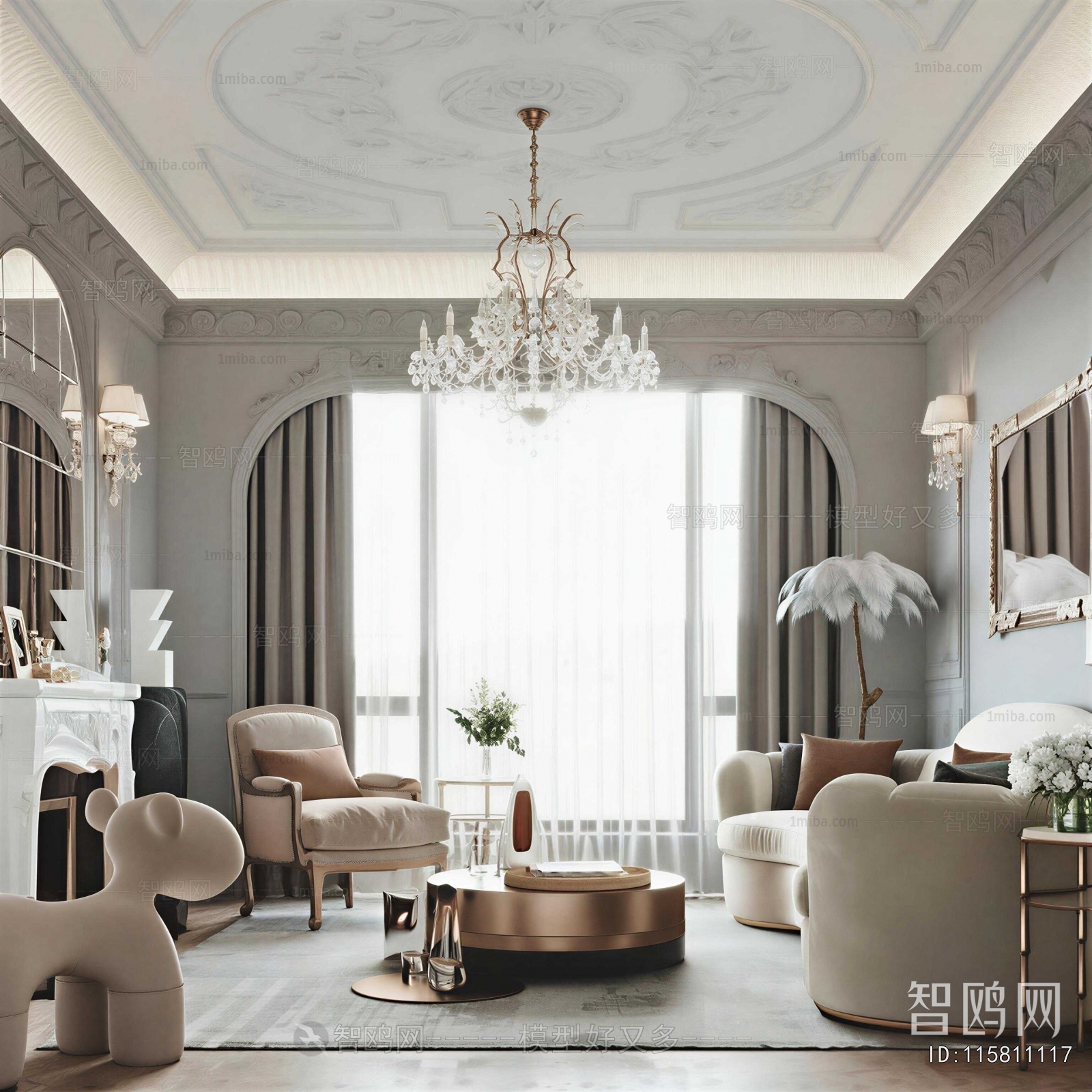 French Style A Living Room