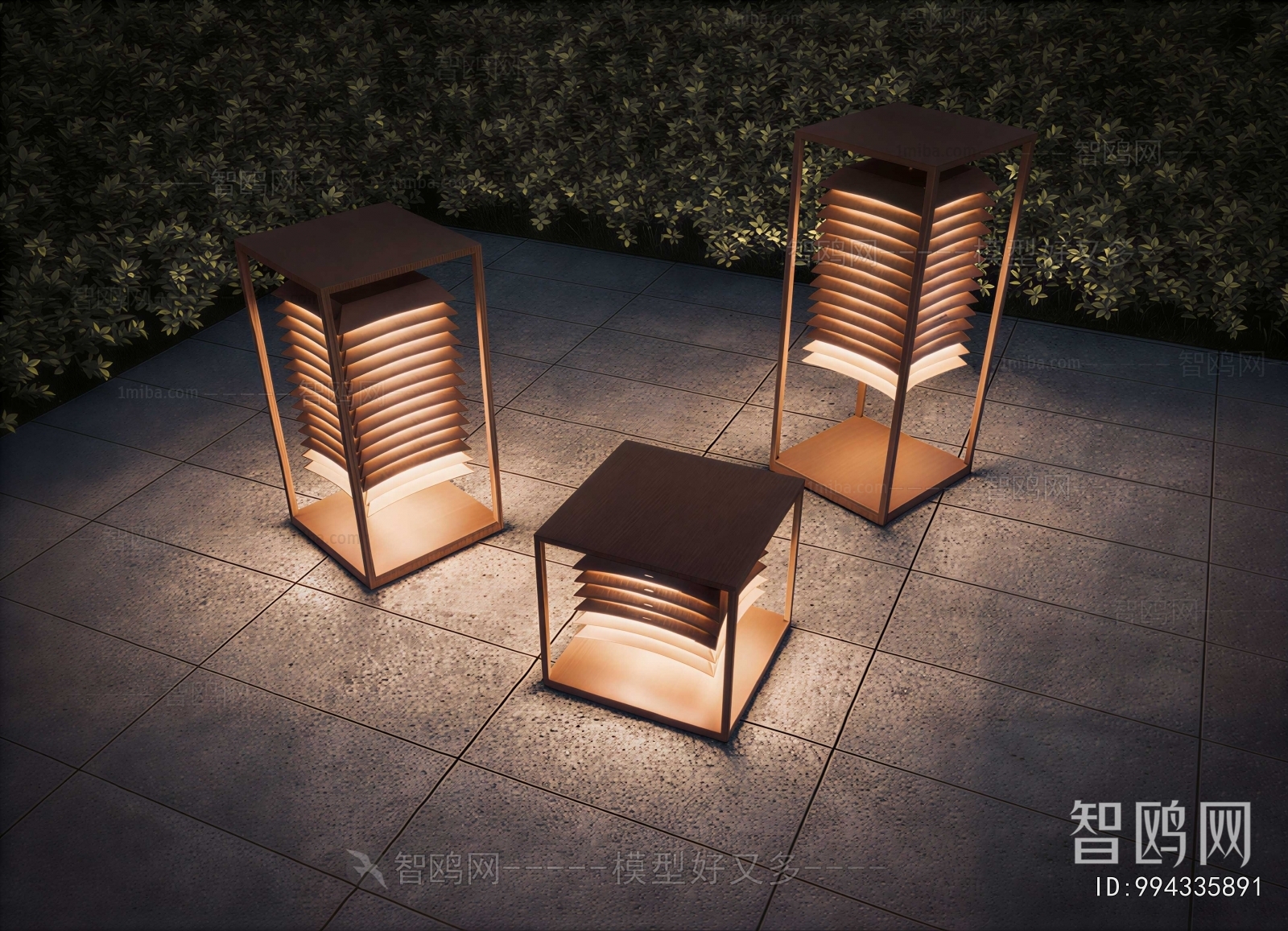 New Chinese Style Outdoor Light