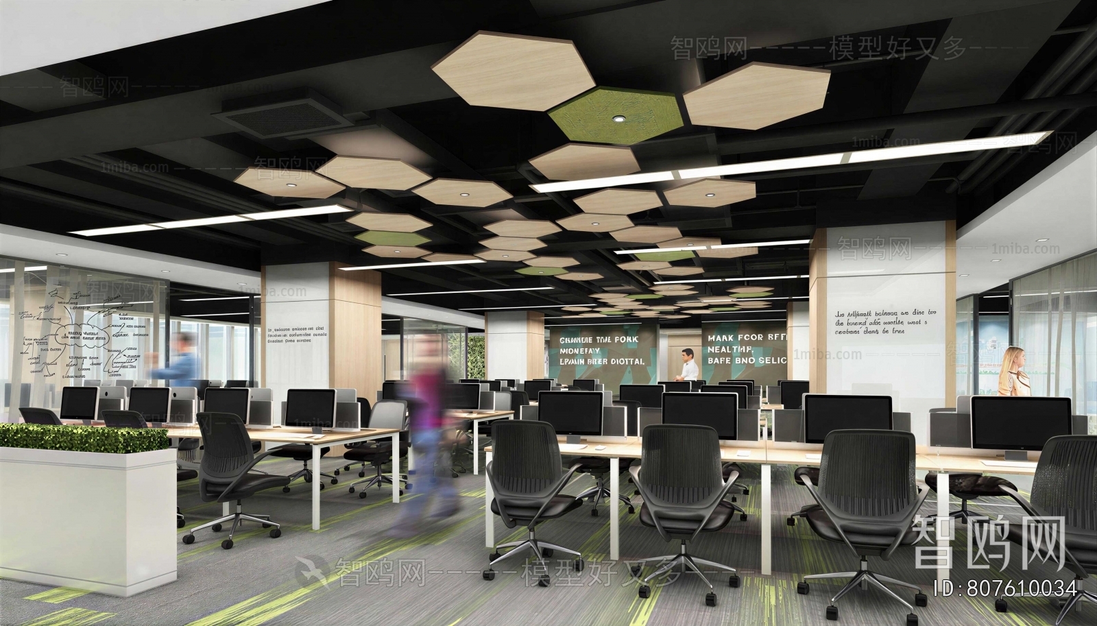Industrial Style Staff Area