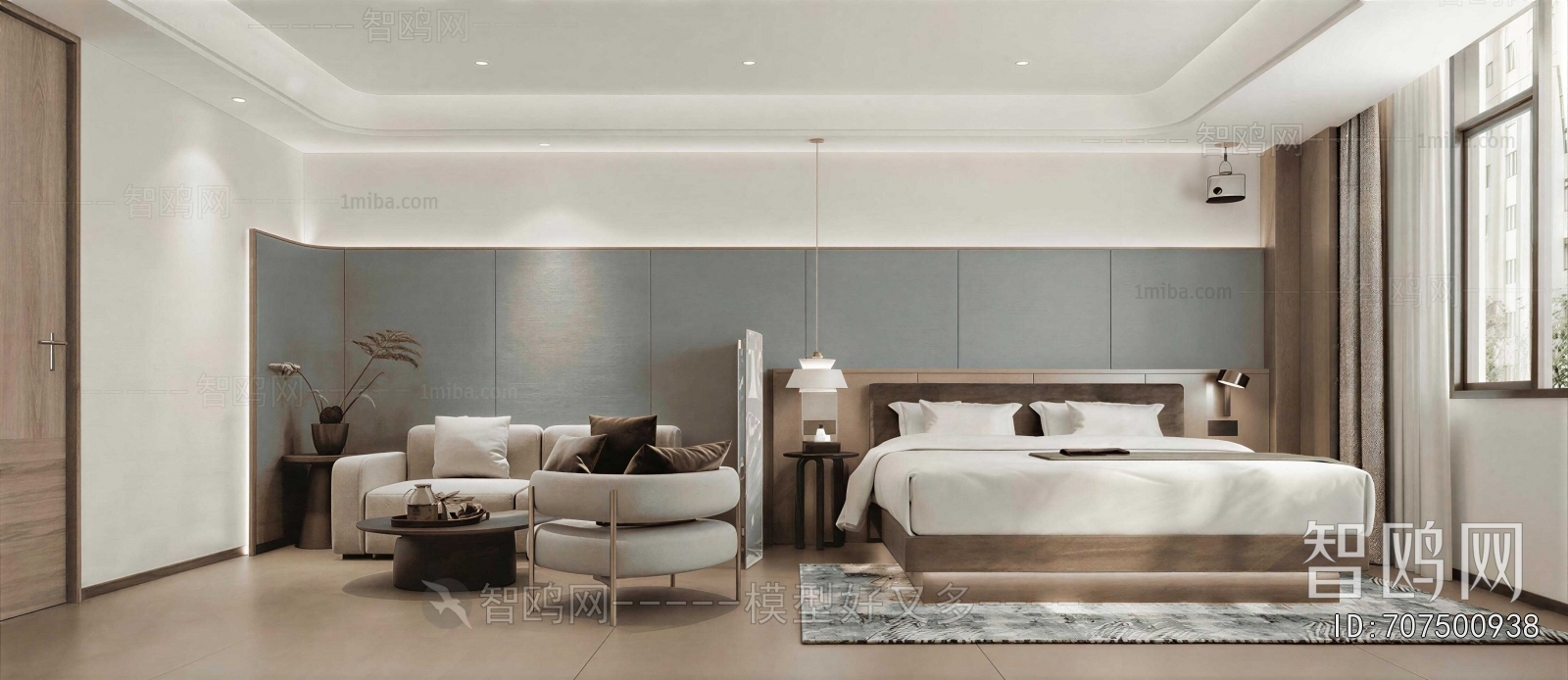 Modern Guest Room