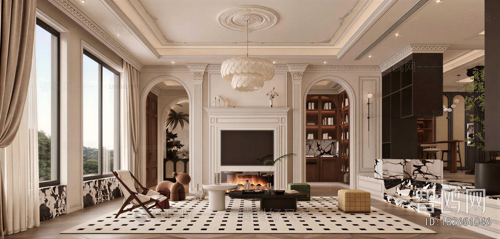 French Style A Living Room