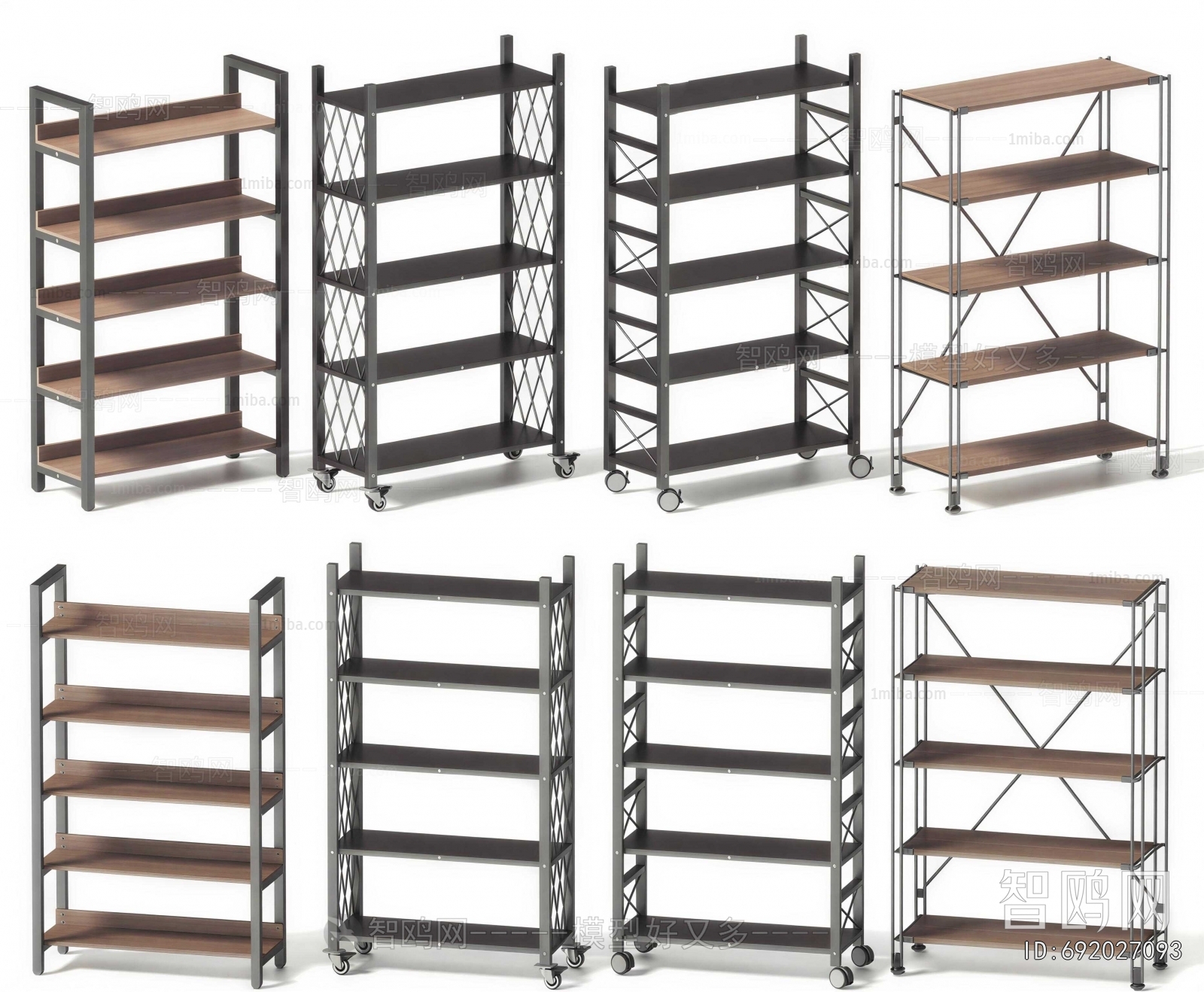 Modern Supermarket Shelf