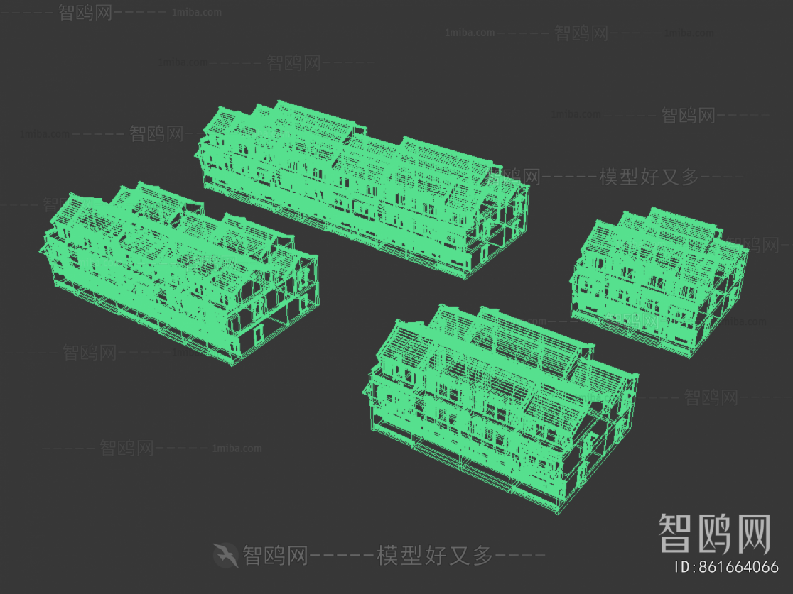 New Chinese Style Appearance Of Commercial Building